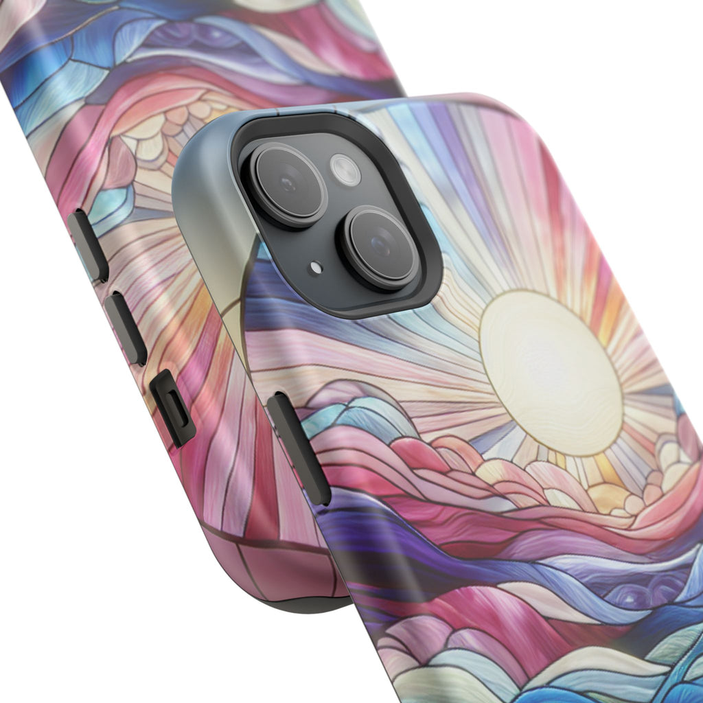 Magnet Tough Cases - Sunrise Stained Glass Design