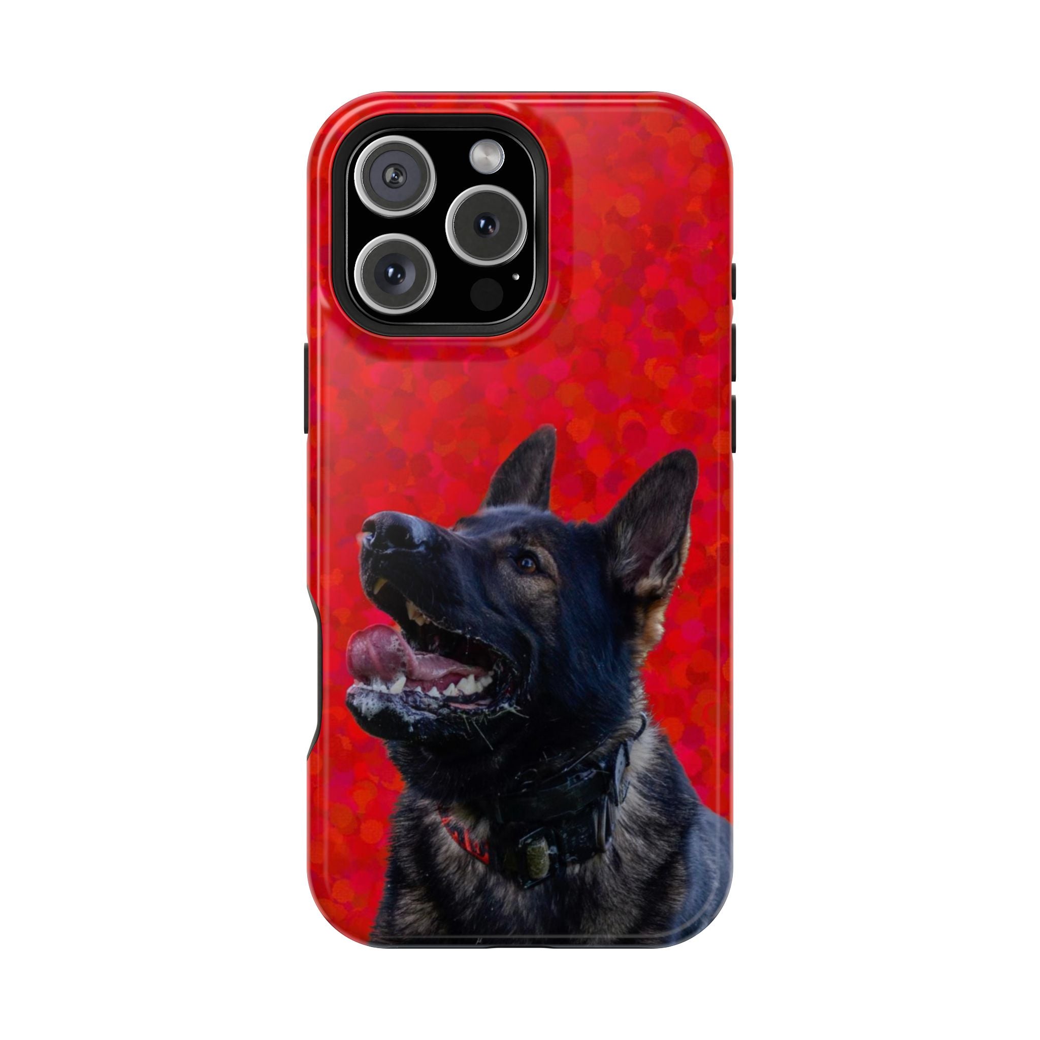 German Shepherd Portrait Magnetic Impact-Resistant Phone Case