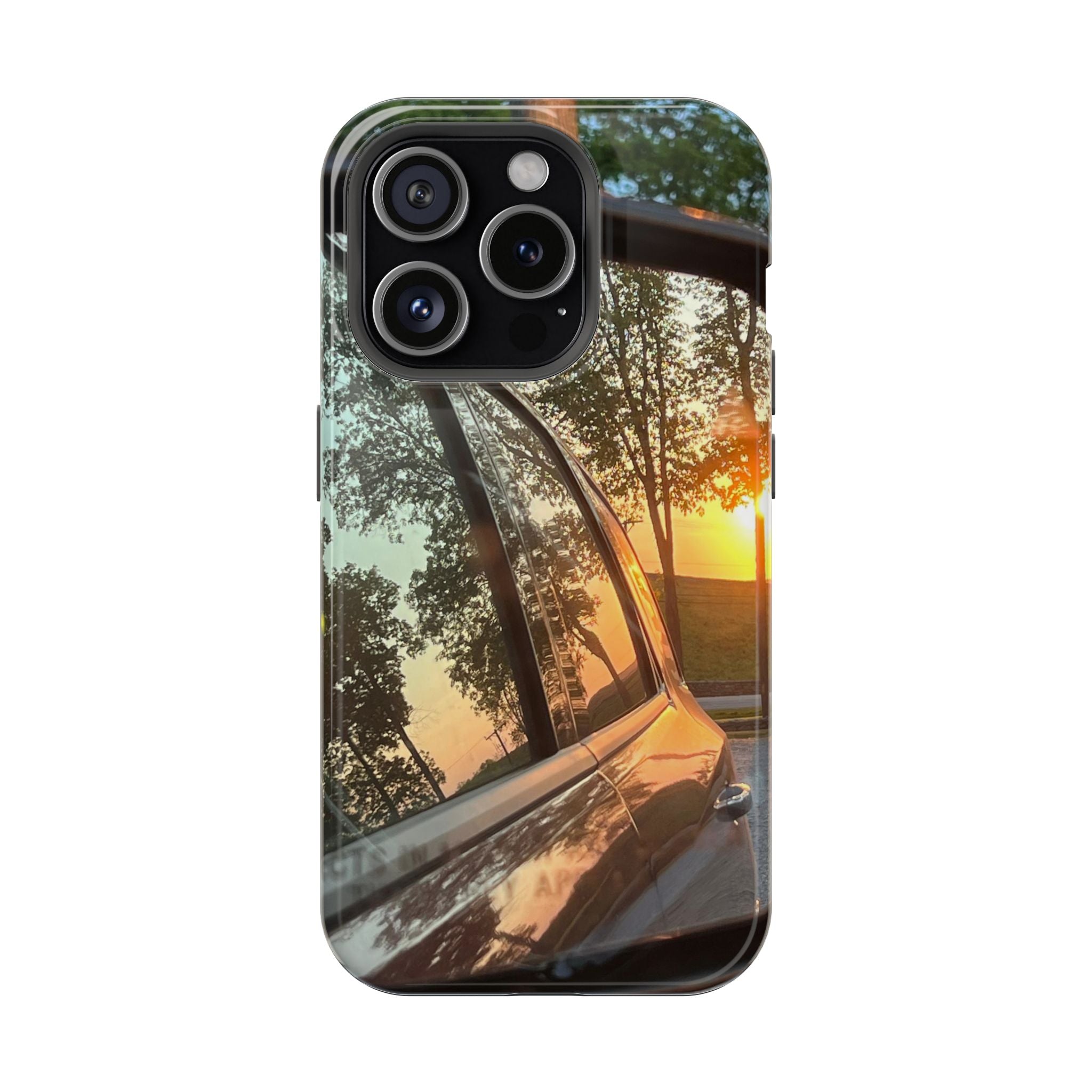 Phone Case — Sunset Reflection Magnetic Impact-Resistant Case