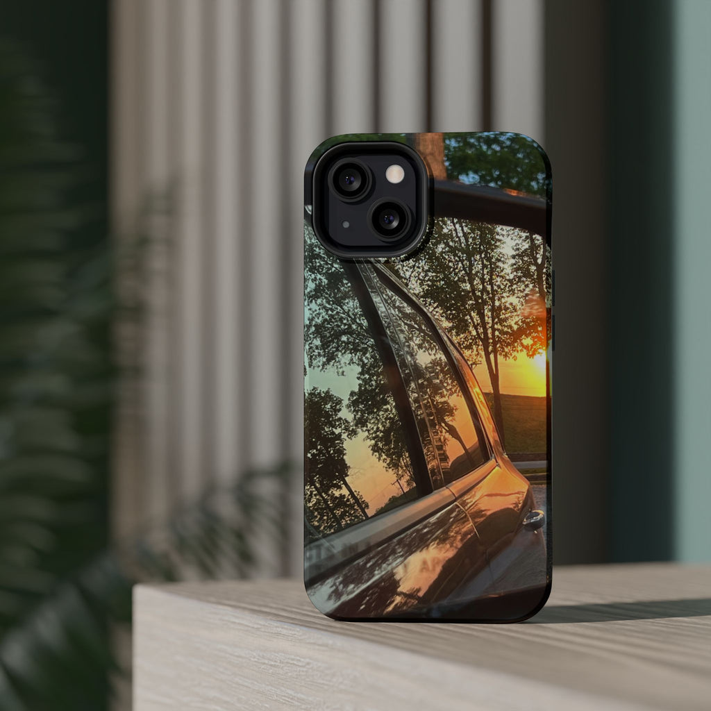 Phone Case — Sunset Reflection Magnetic Impact-Resistant Case