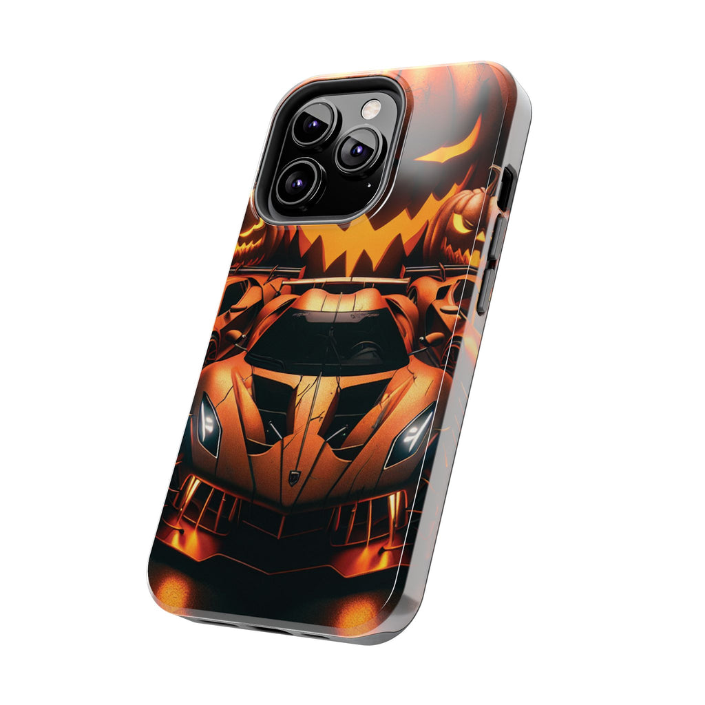 Halloween Supercar Tough Phone Case — Pumpkin Jack-O'-Lantern Design