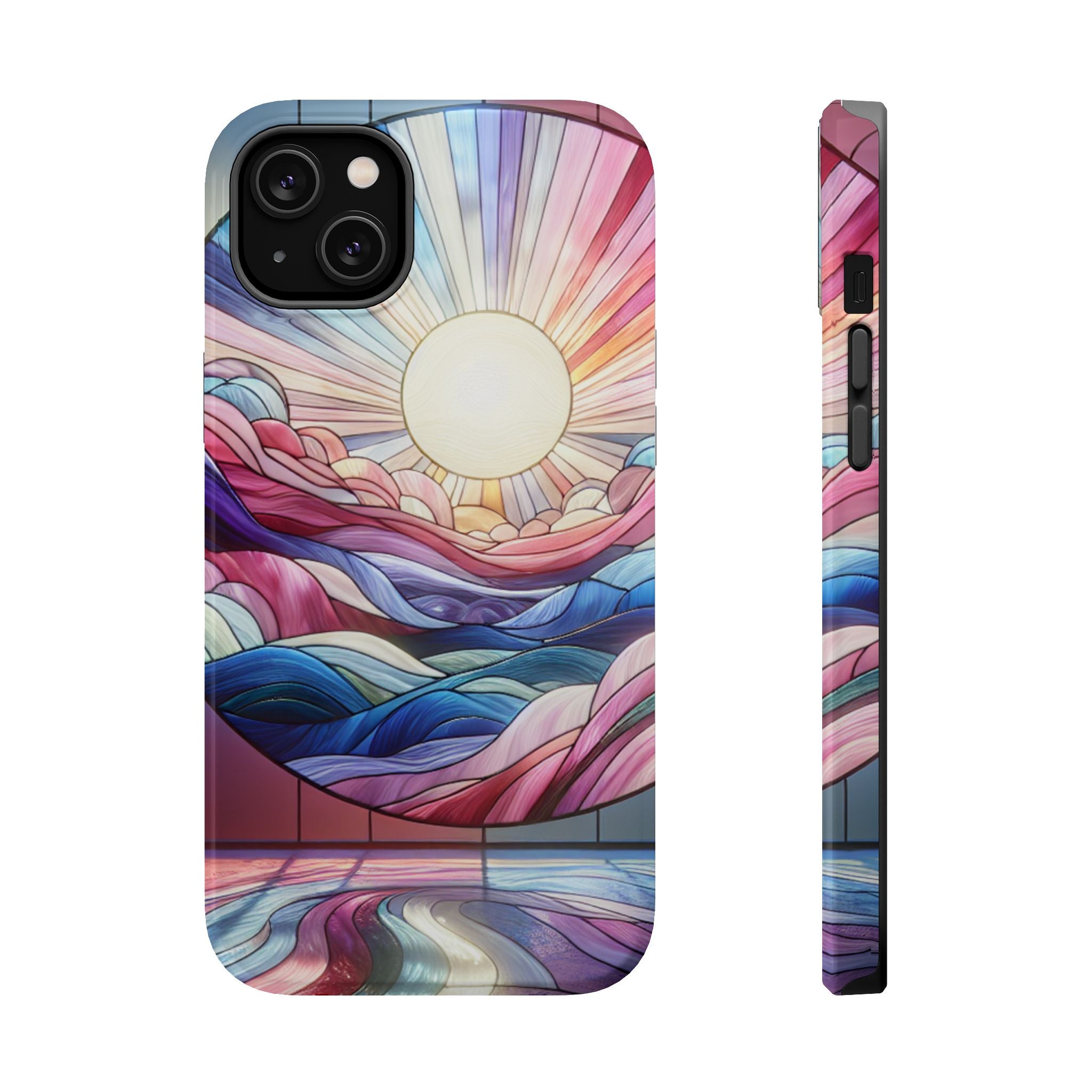 Magnet Tough Cases - Sunrise Stained Glass Design
