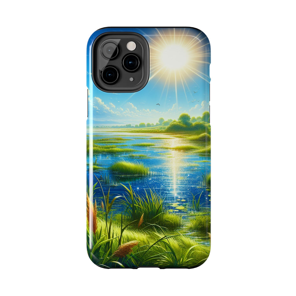 Nature-Inspired Tough Phone Cases - Vibrant Landscape Design, Eco-Friendly Protective Cover, Gift for Nature Lovers, Spring Decor, [...]