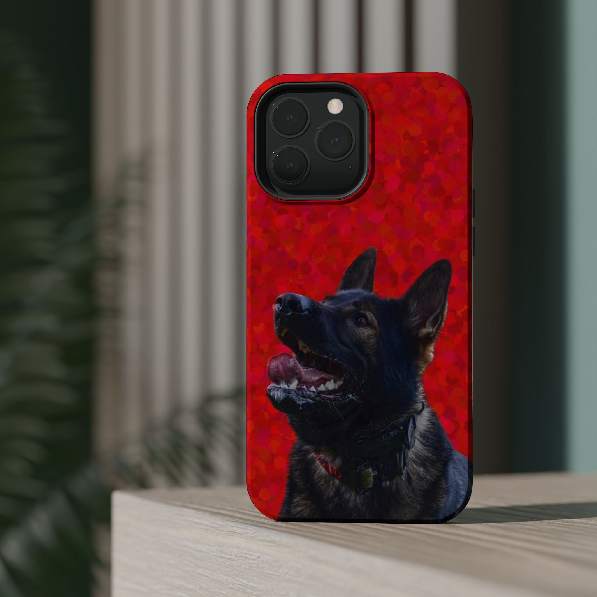 German Shepherd Portrait Magnetic Impact-Resistant Phone Case
