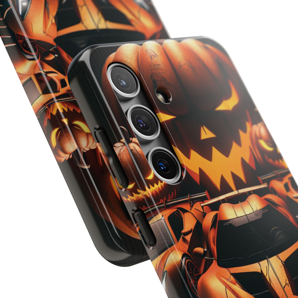 Halloween Supercar Tough Phone Case — Pumpkin Jack-O'-Lantern Design