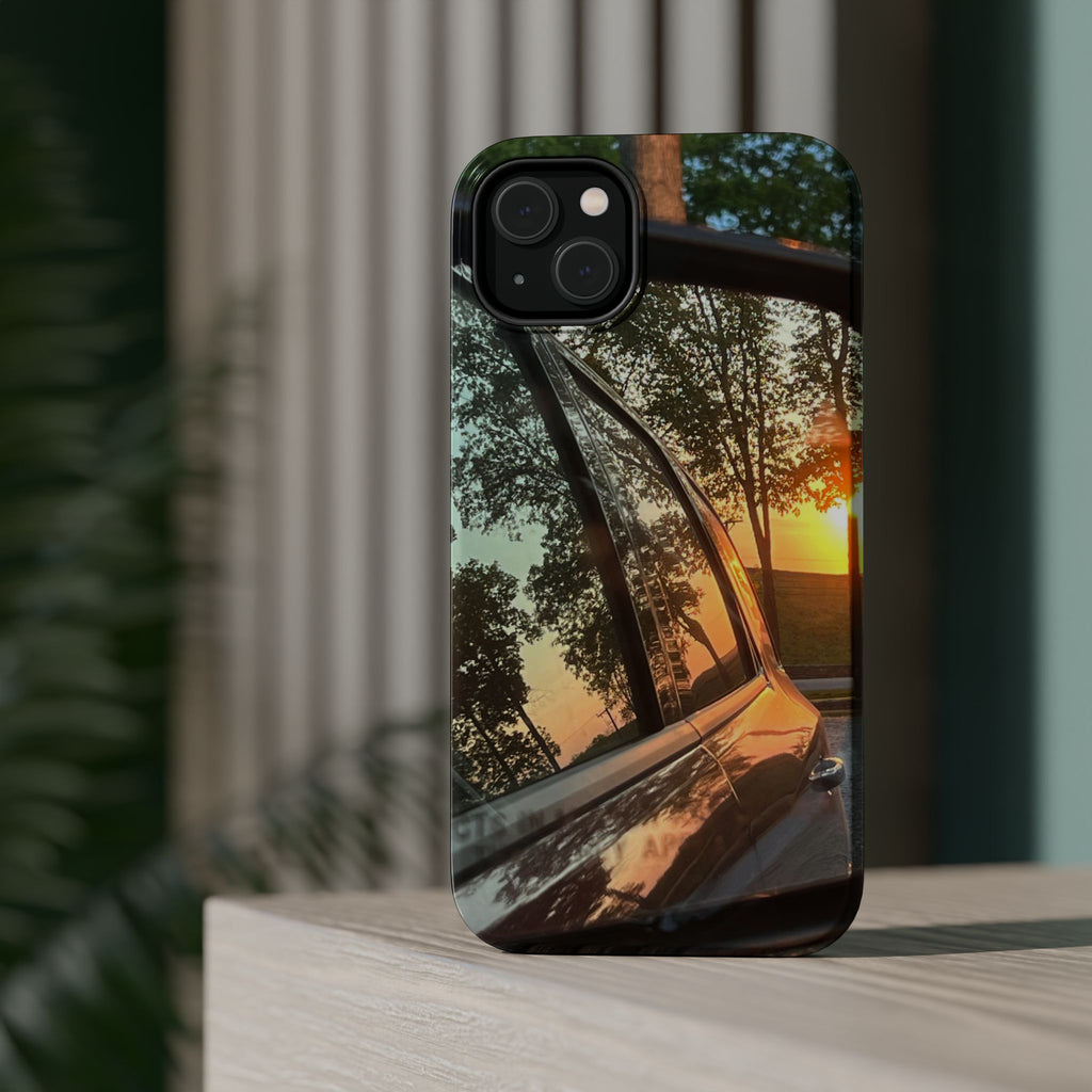 Phone Case — Sunset Reflection Magnetic Impact-Resistant Case