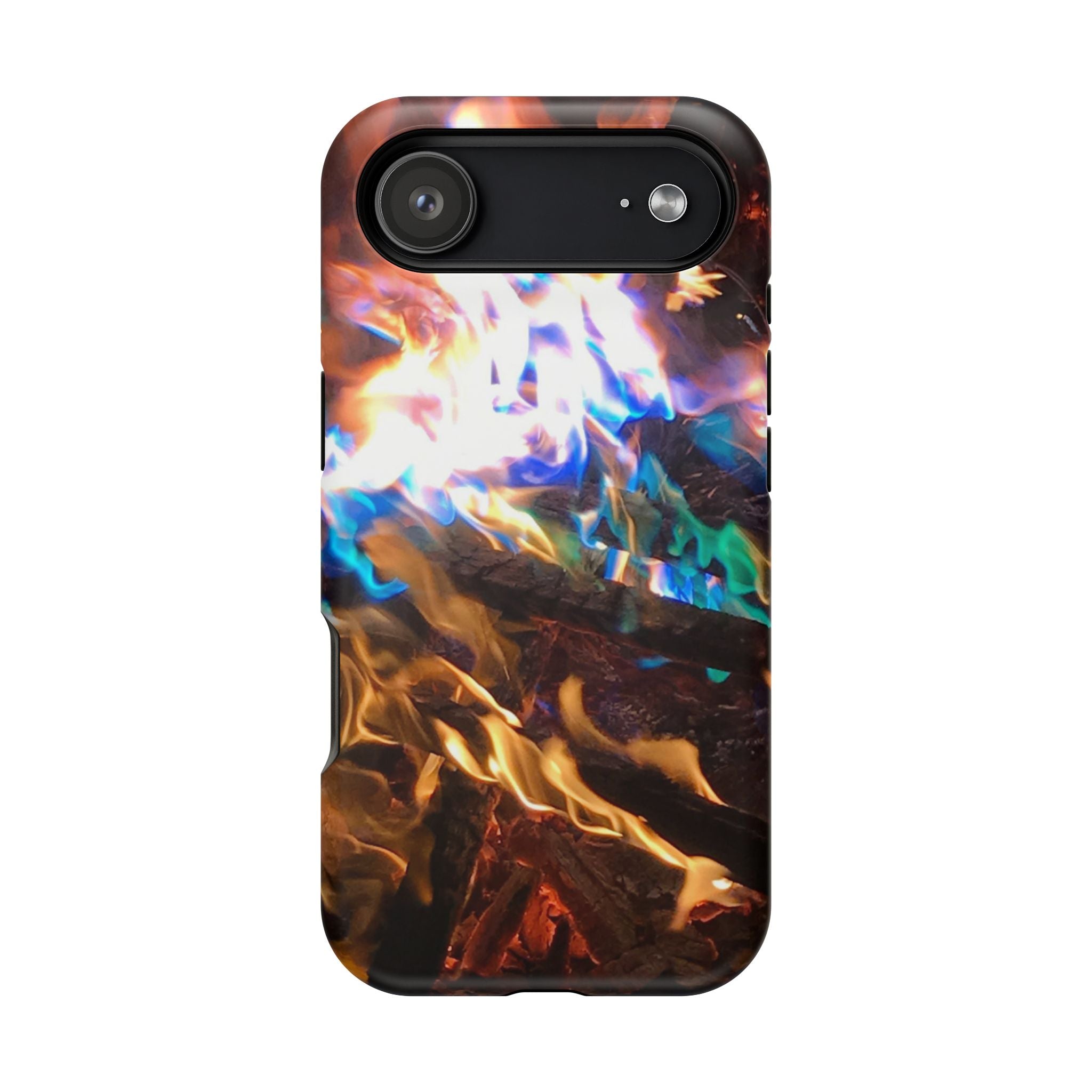 Aurora Flame Phone Case - Magnetic Impact-Resistant iPhone Cover