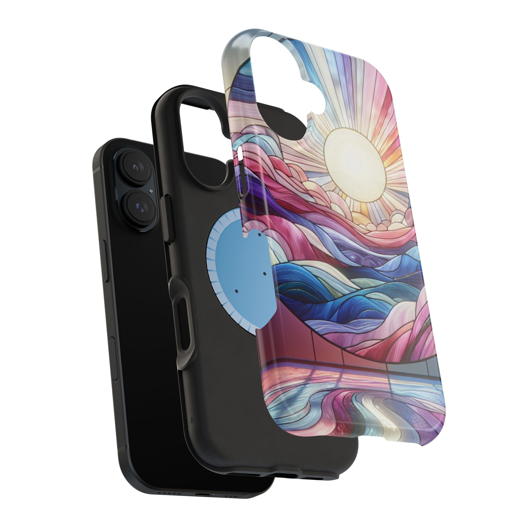 Magnet Tough Cases - Sunrise Stained Glass Design