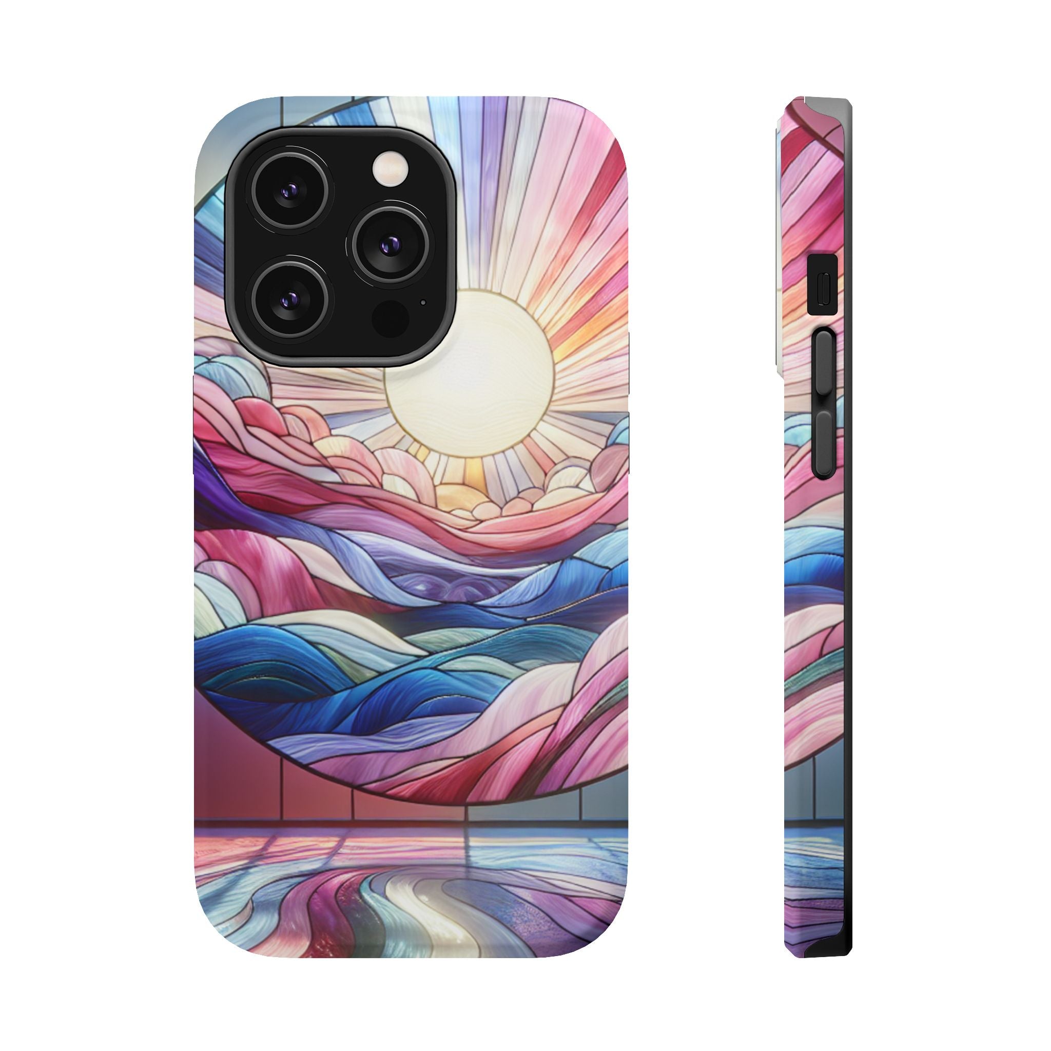 Magnet Tough Cases - Sunrise Stained Glass Design