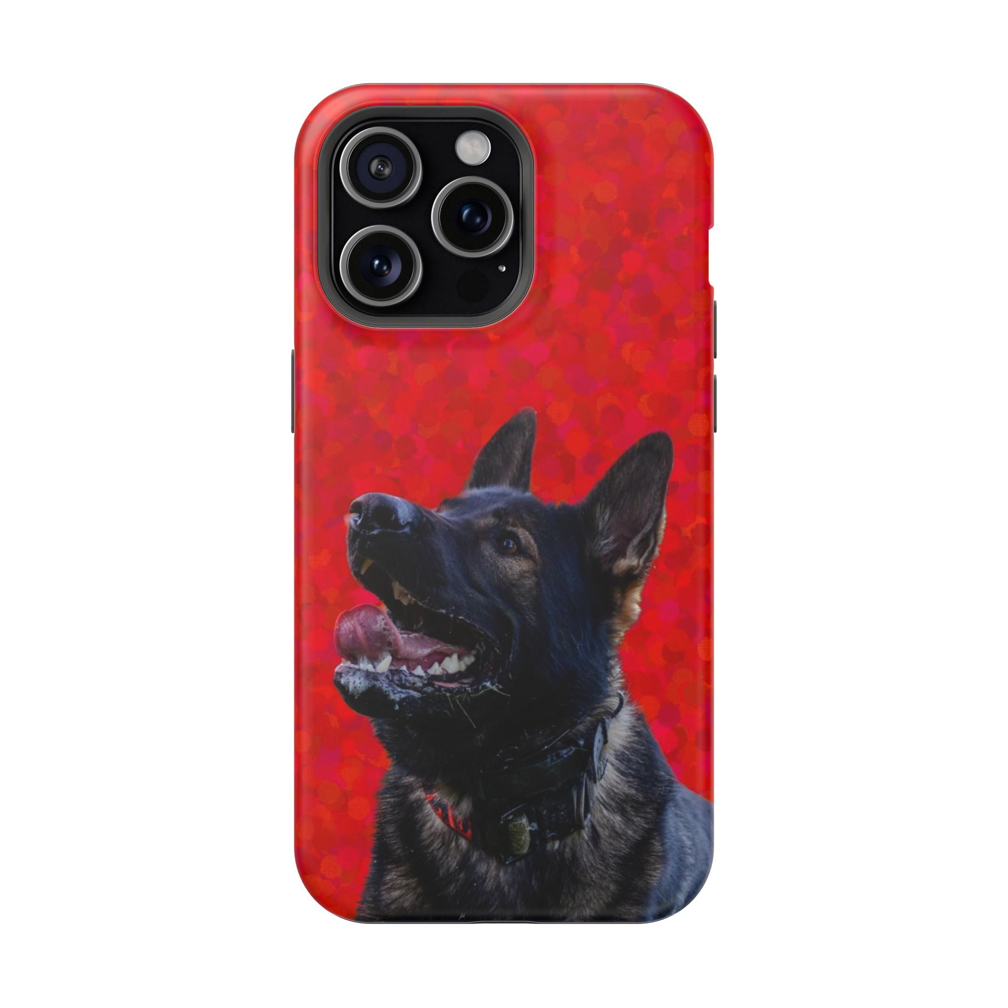German Shepherd Portrait Magnetic Impact-Resistant Phone Case