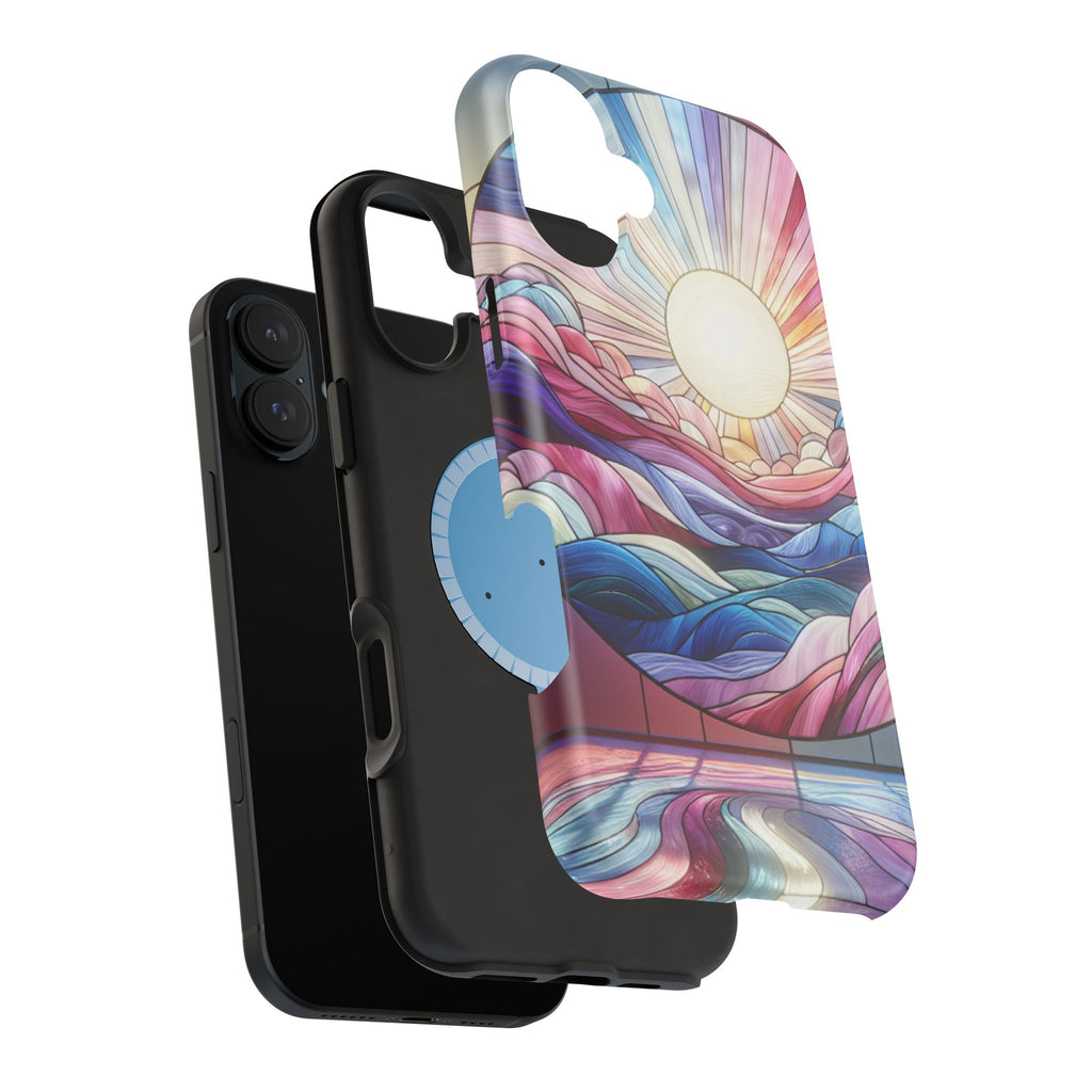 Magnet Tough Cases - Sunrise Stained Glass Design
