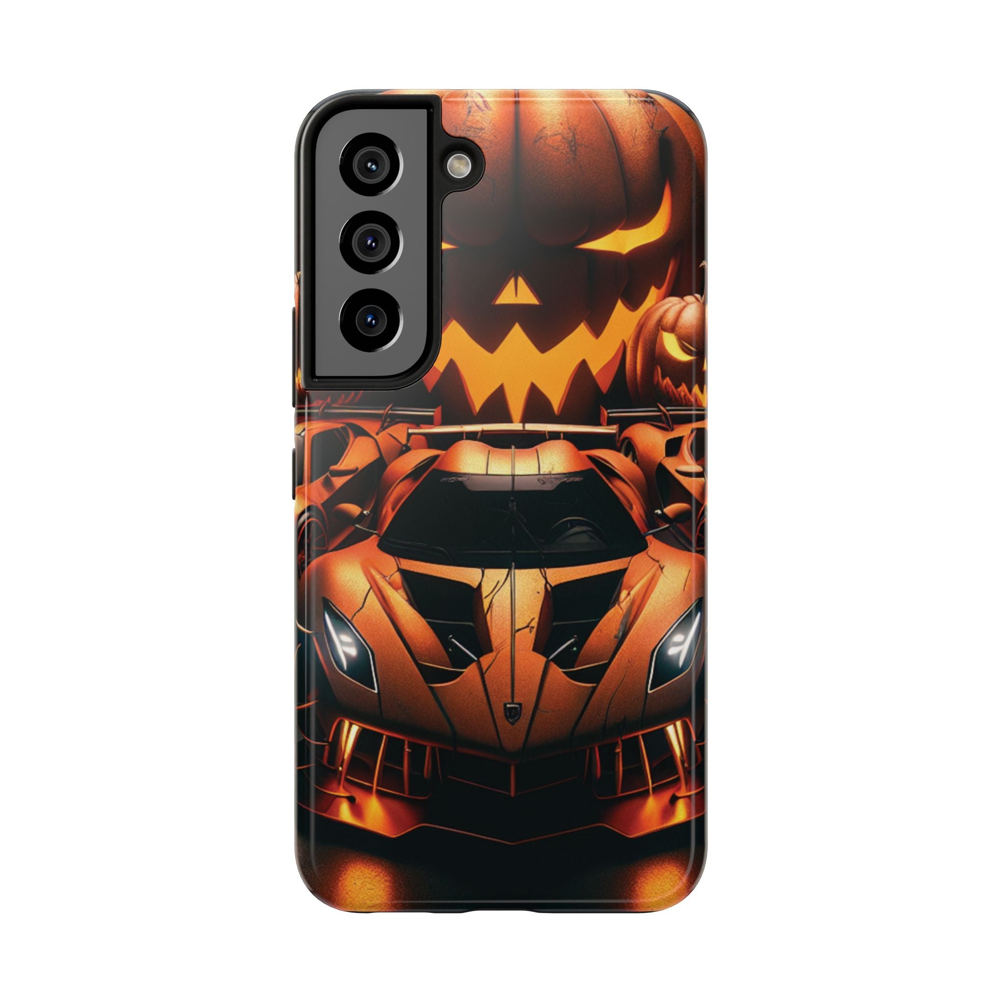 Halloween Supercar Tough Phone Case — Pumpkin Jack-O'-Lantern Design