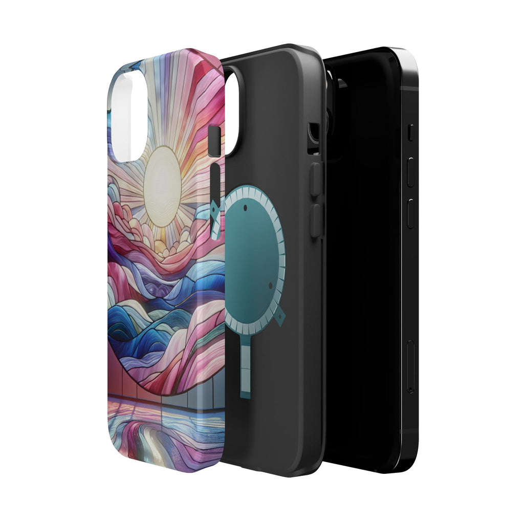 Magnet Tough Cases - Sunrise Stained Glass Design