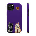 Shiba pair purple sunflower MagSafe Tough Cases