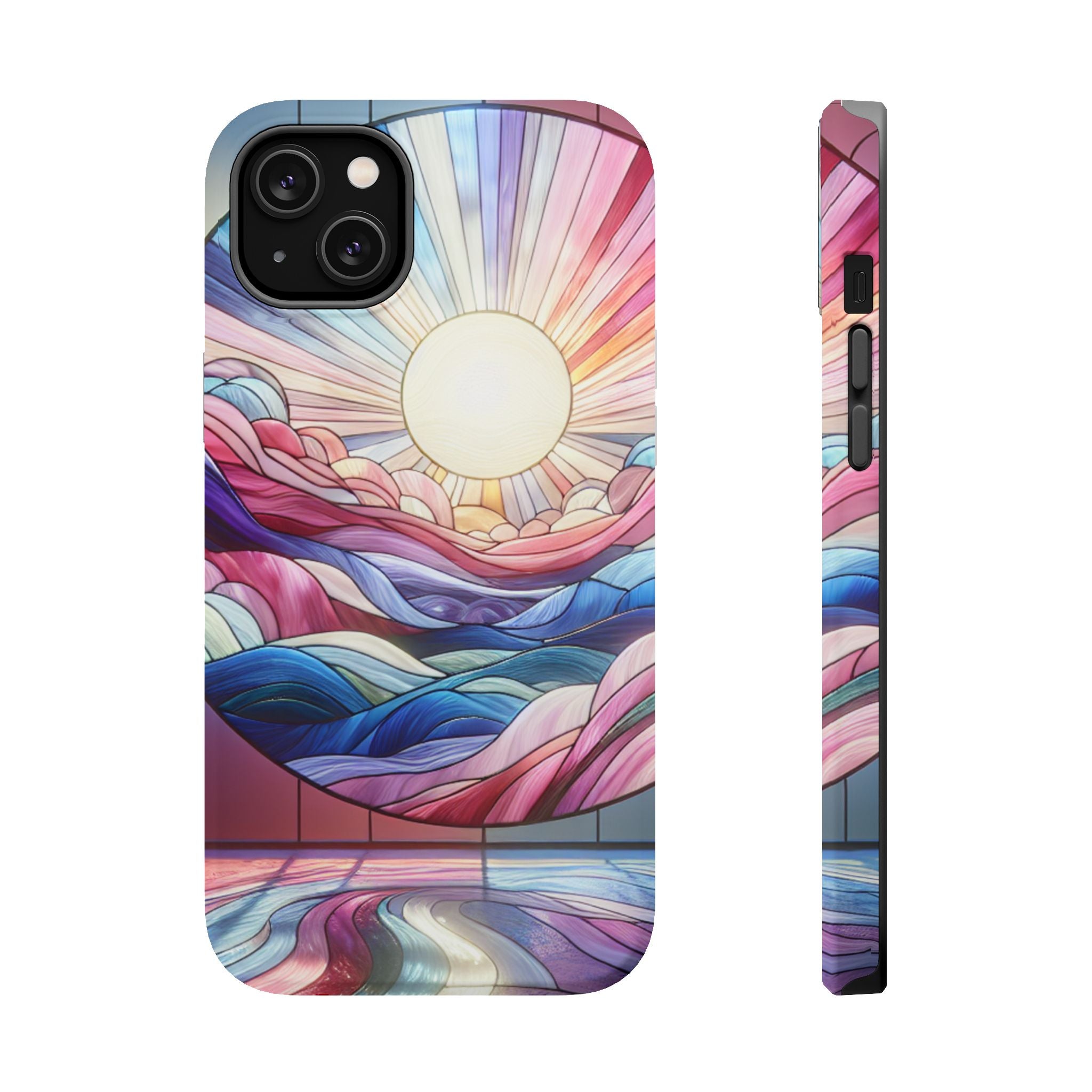 Magnet Tough Cases - Sunrise Stained Glass Design