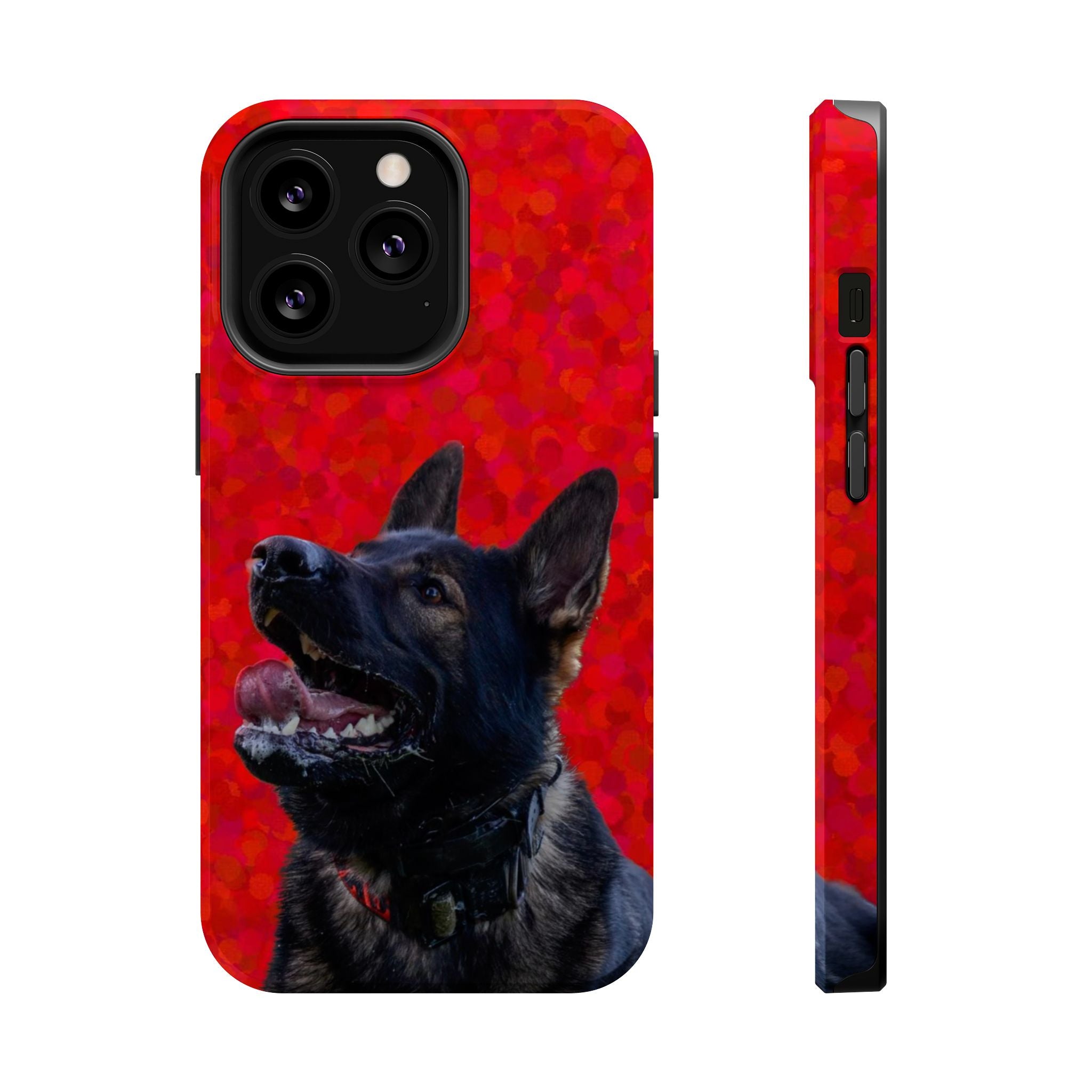 German Shepherd Portrait Magnetic Impact-Resistant Phone Case