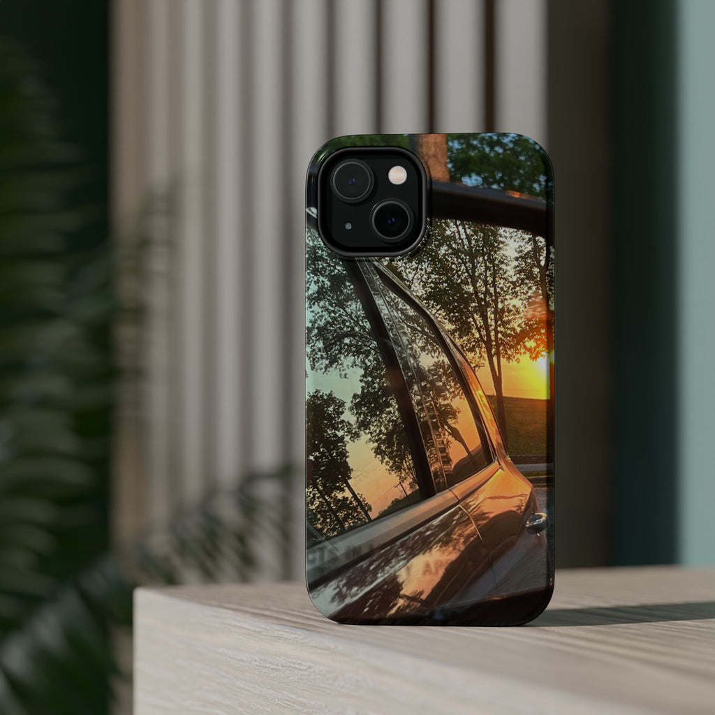 Phone Case — Sunset Reflection Magnetic Impact-Resistant Case