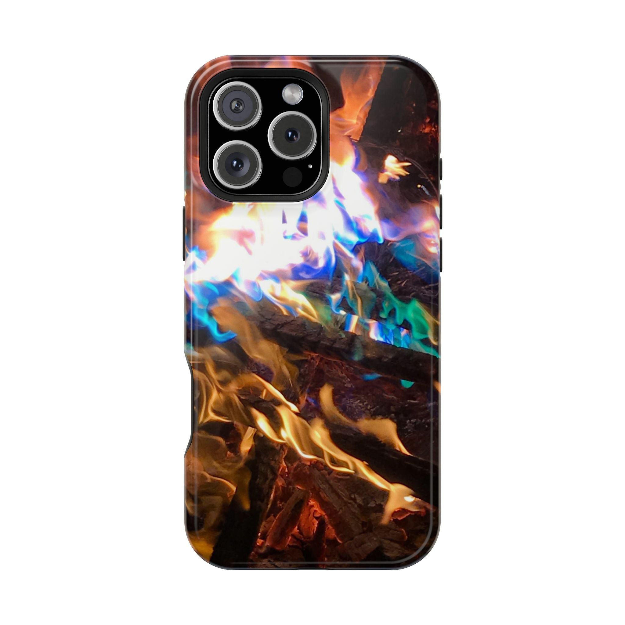 Aurora Flame Phone Case - Magnetic Impact-Resistant iPhone Cover