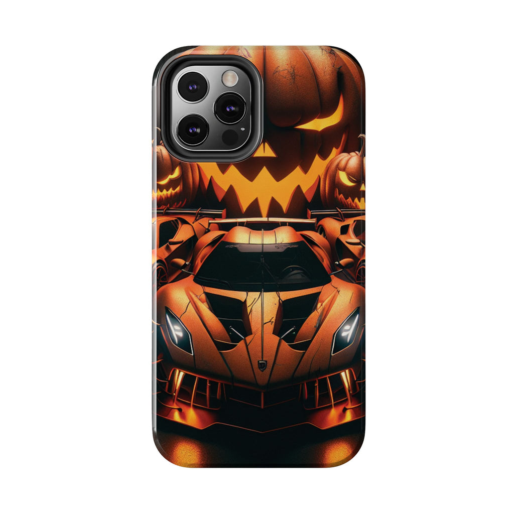 Halloween Supercar Tough Phone Case — Pumpkin Jack-O'-Lantern Design