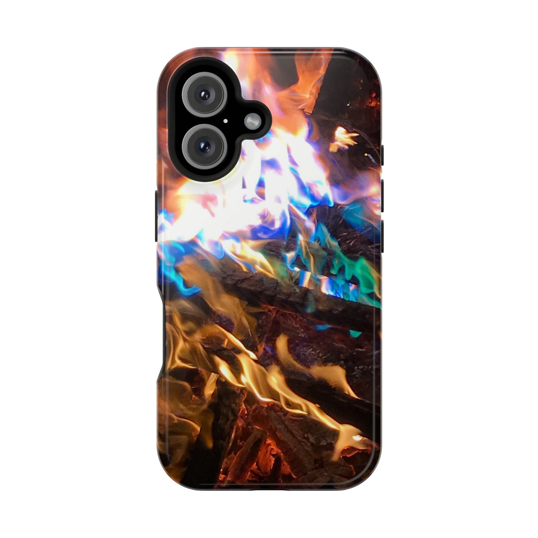 Aurora Flame Phone Case - Magnetic Impact-Resistant iPhone Cover