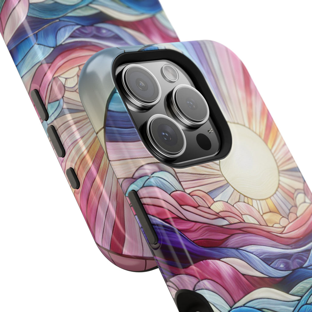 Magnet Tough Cases - Sunrise Stained Glass Design