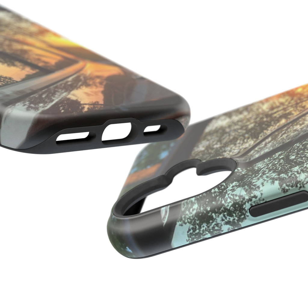 Phone Case — Sunset Reflection Magnetic Impact-Resistant Case