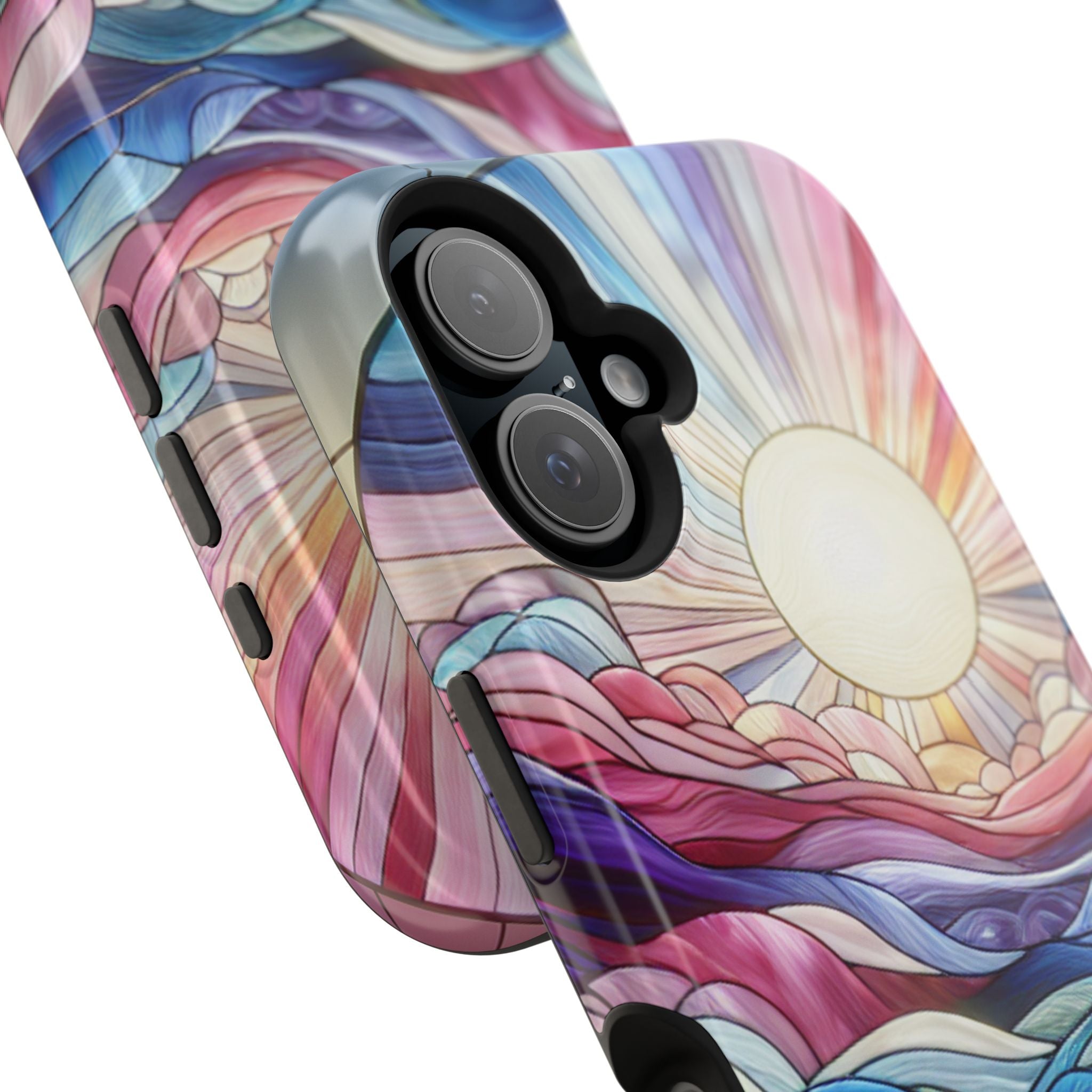 Magnet Tough Cases - Sunrise Stained Glass Design