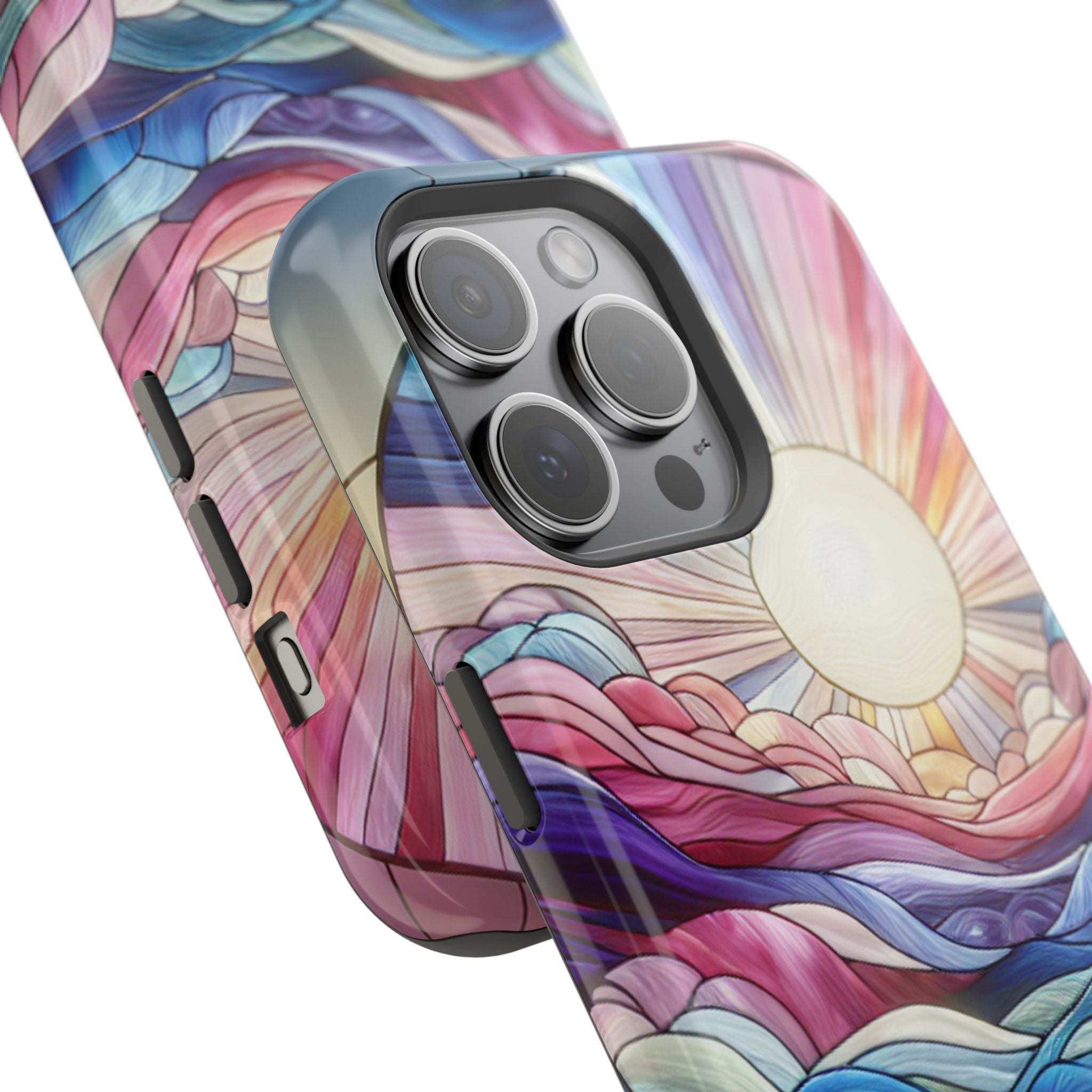 Magnet Tough Cases - Sunrise Stained Glass Design