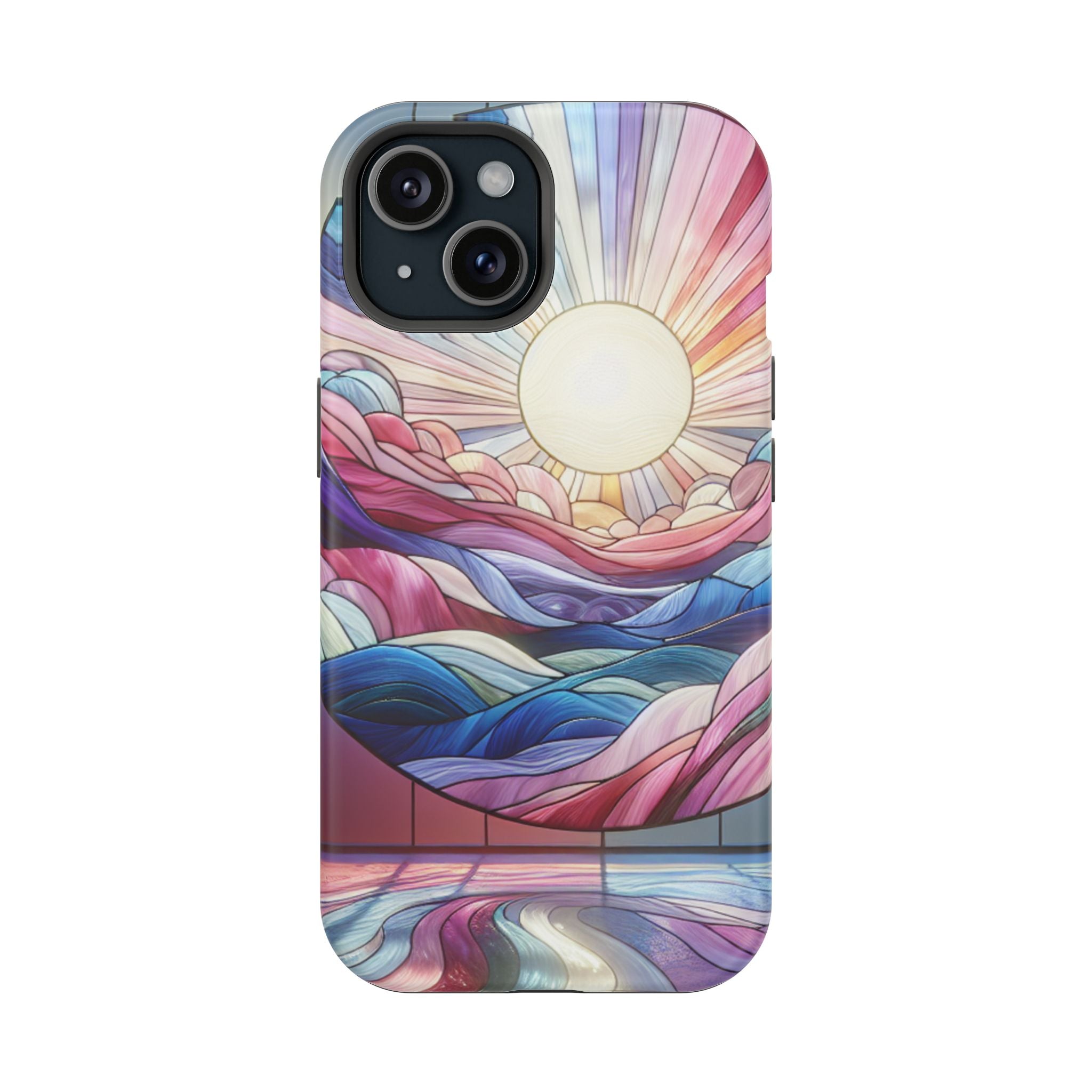 Magnet Tough Cases - Sunrise Stained Glass Design