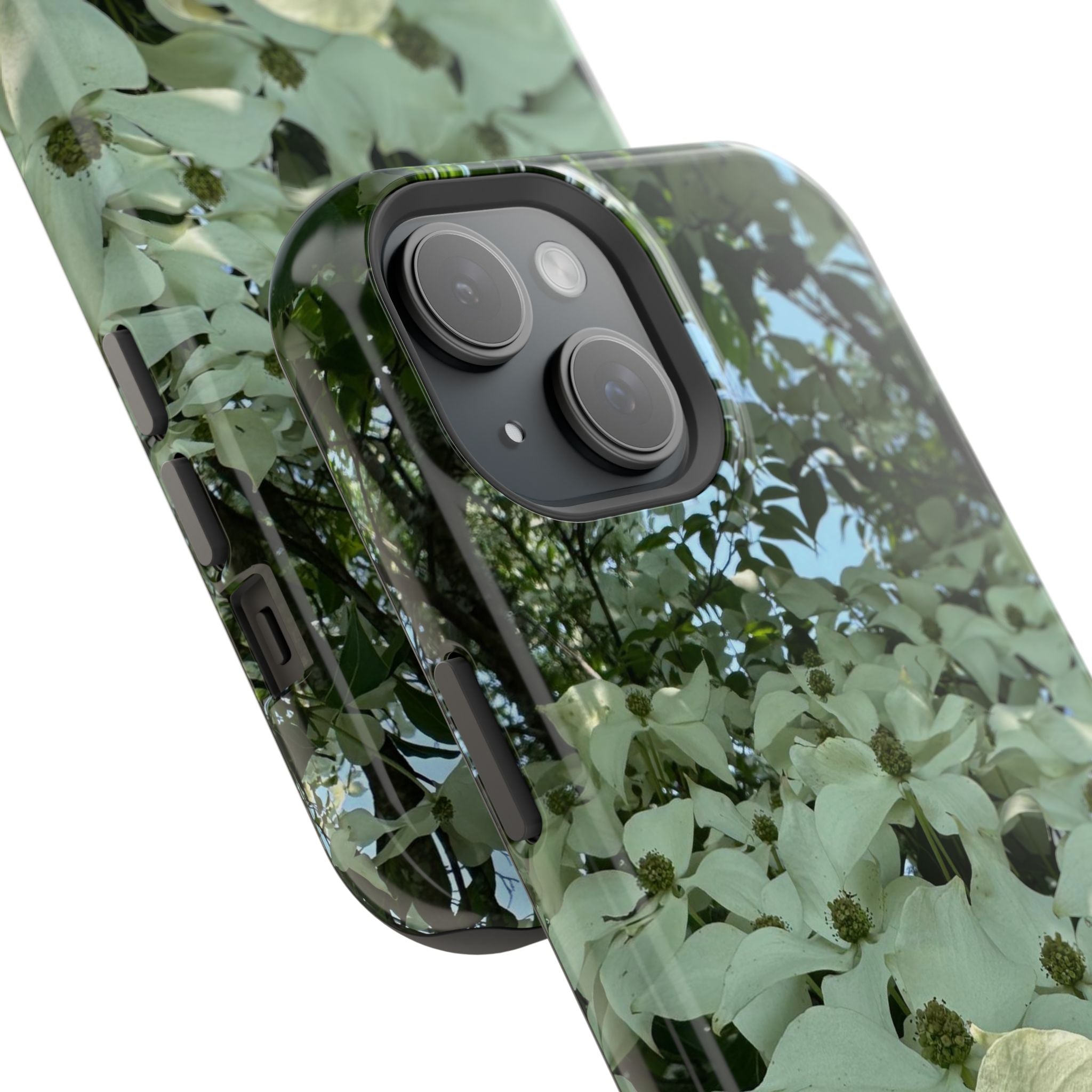 Floral Dogwood Magnetic Impact Phone Case