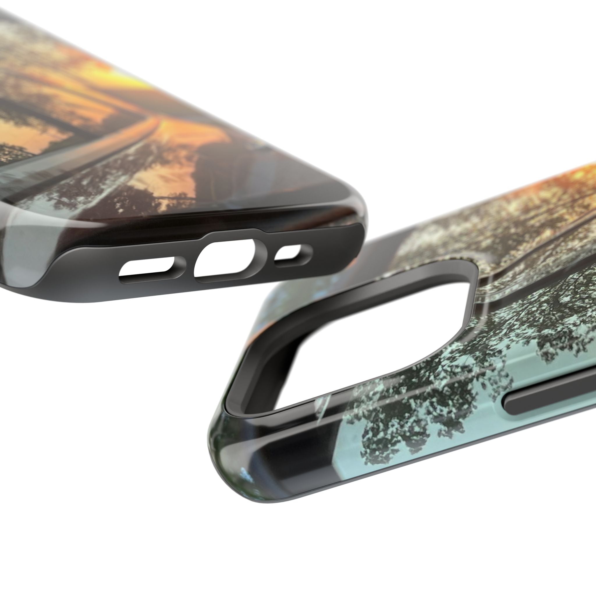 Phone Case — Sunset Reflection Magnetic Impact-Resistant Case