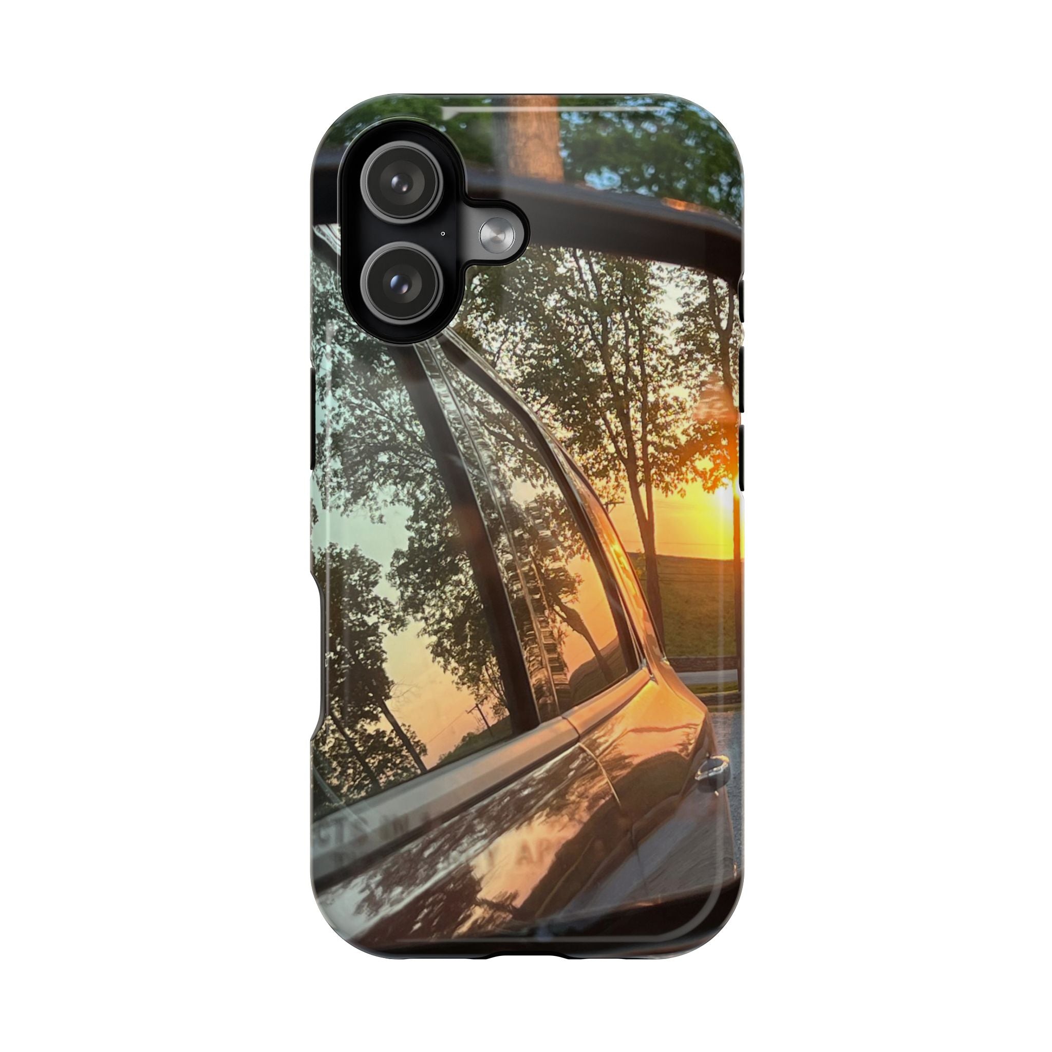 Phone Case — Sunset Reflection Magnetic Impact-Resistant Case
