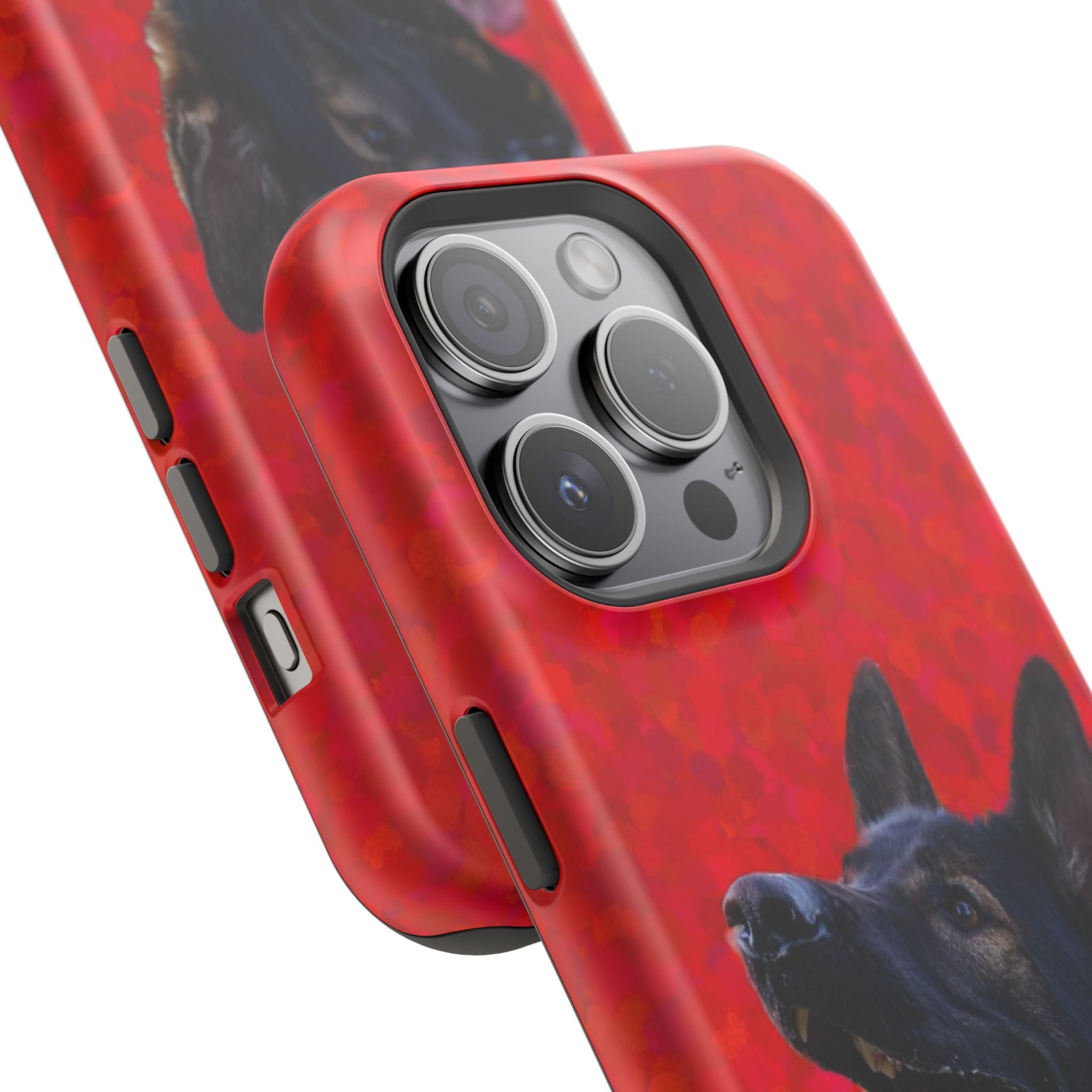 German Shepherd Portrait Magnetic Impact-Resistant Phone Case
