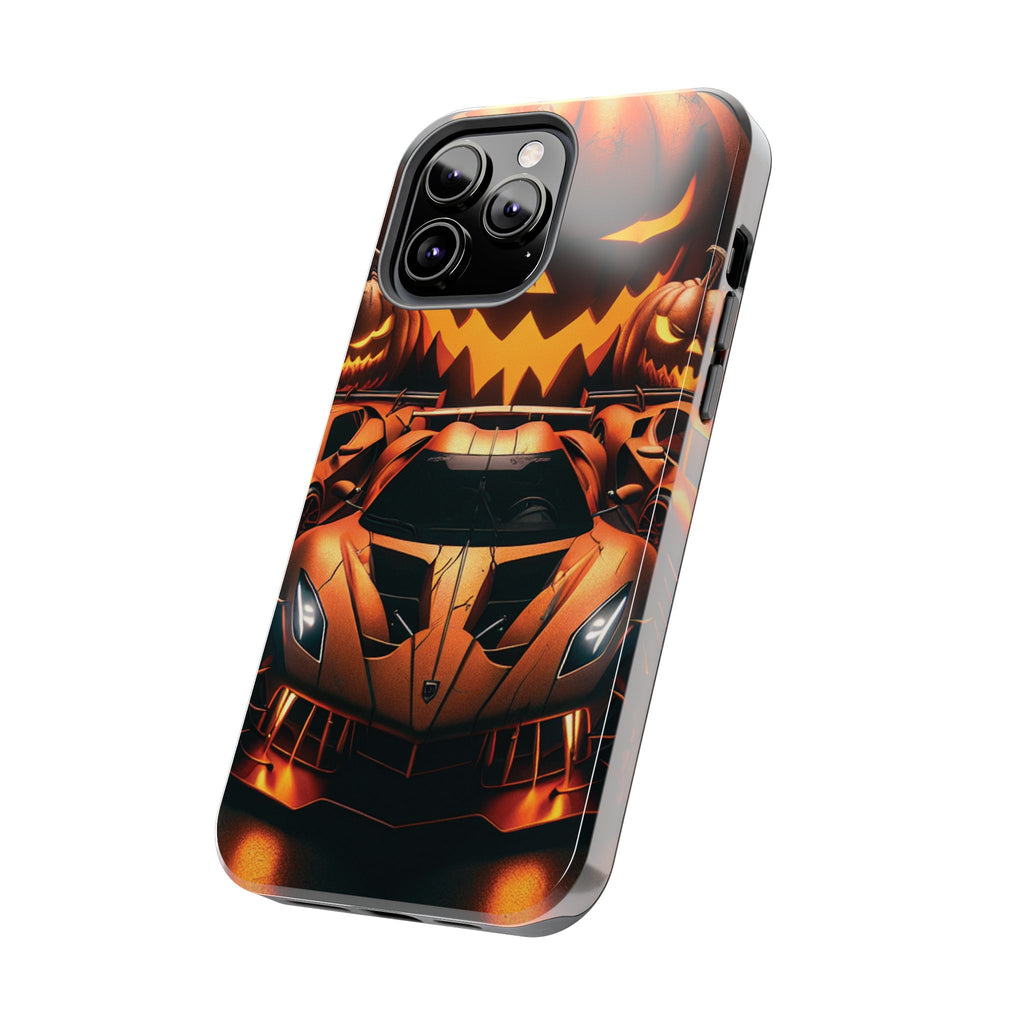 Halloween Supercar Tough Phone Case — Pumpkin Jack-O'-Lantern Design