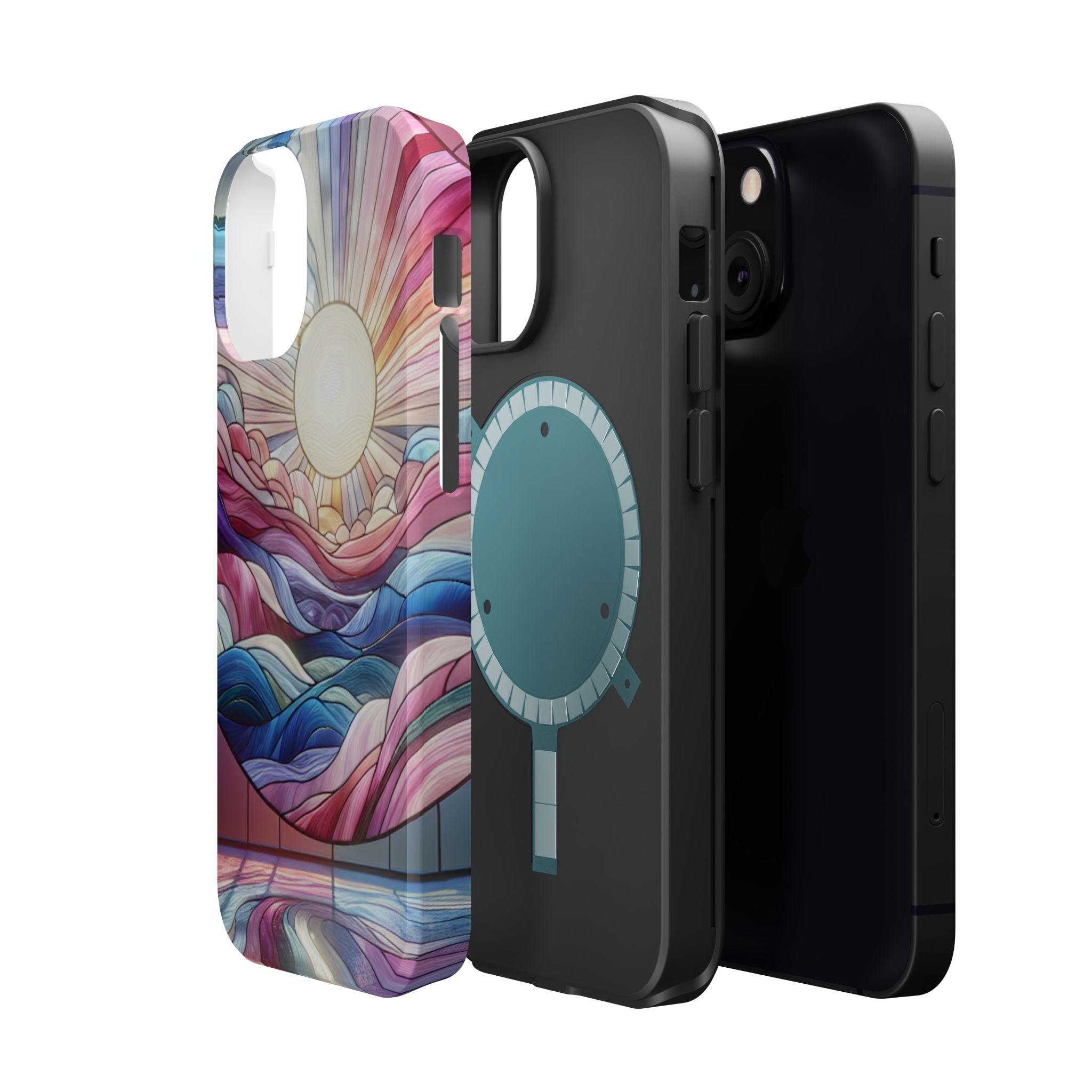 Magnet Tough Cases - Sunrise Stained Glass Design