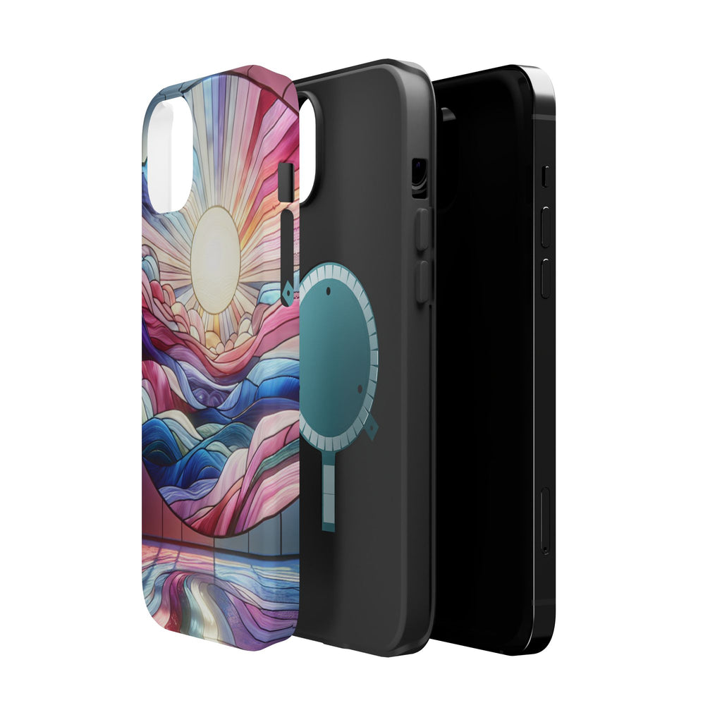 Magnet Tough Cases - Sunrise Stained Glass Design