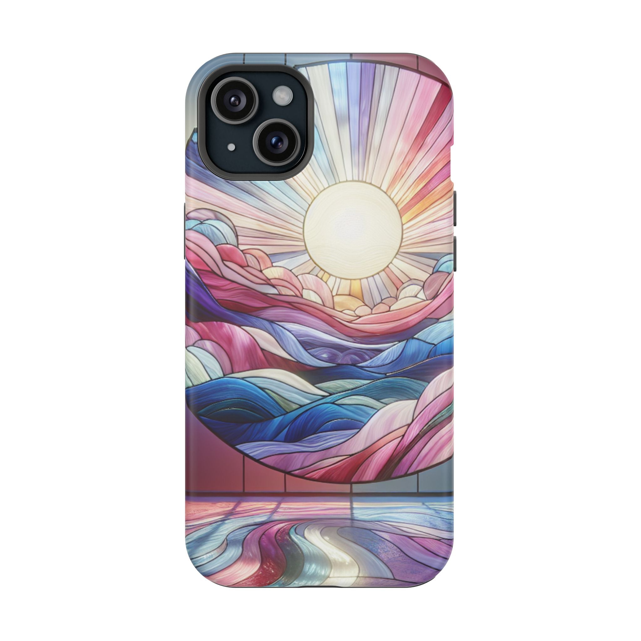 Magnet Tough Cases - Sunrise Stained Glass Design