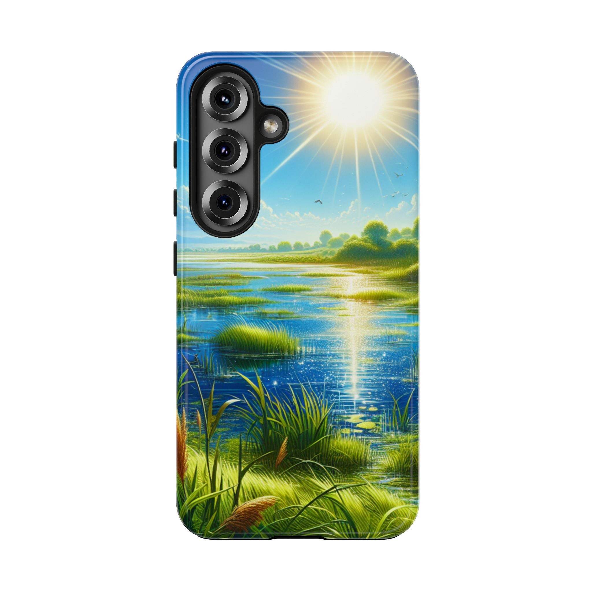Nature-Inspired Tough Phone Cases - Vibrant Landscape Design, Eco-Friendly Protective Cover, Gift for Nature Lovers, Spring Decor, [...]