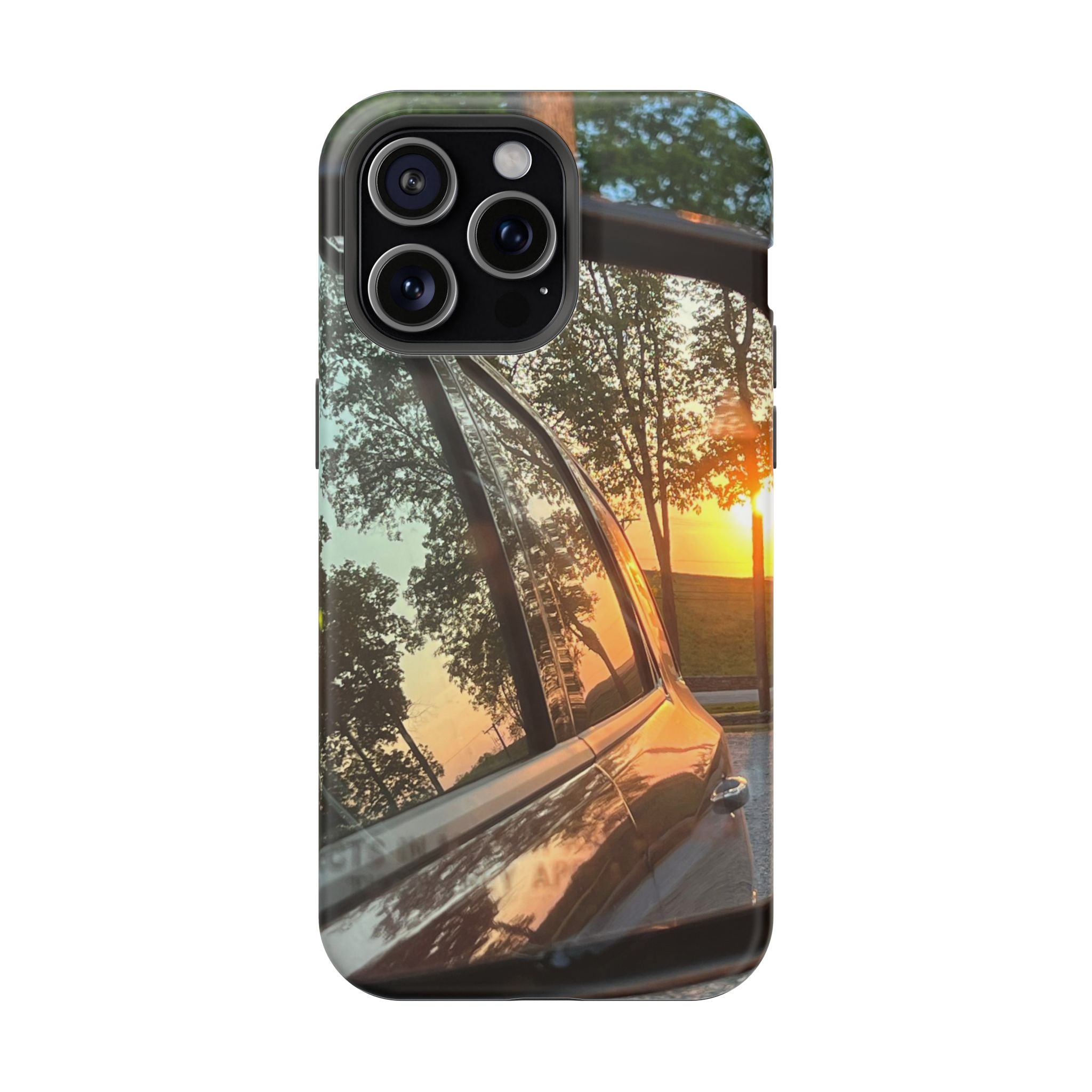 Phone Case — Sunset Reflection Magnetic Impact-Resistant Case