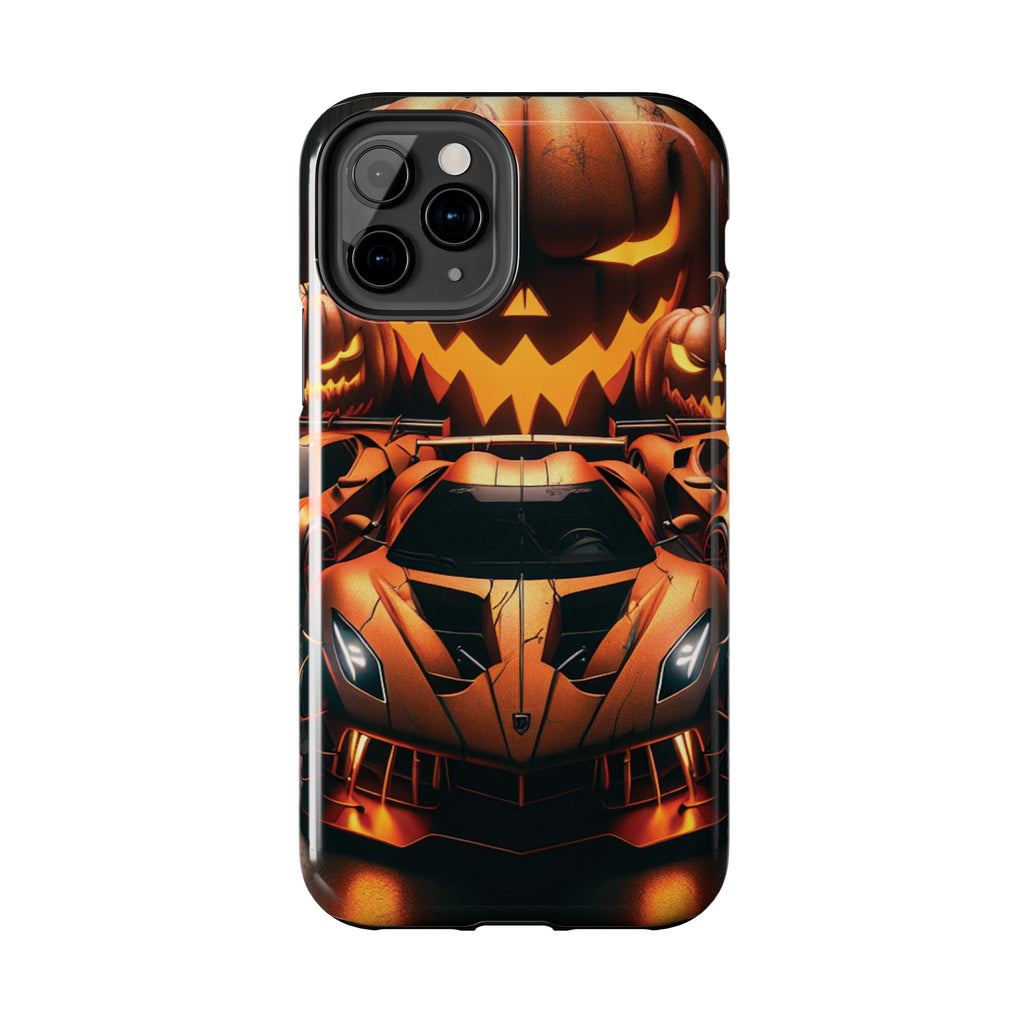 Halloween Supercar Tough Phone Case — Pumpkin Jack-O'-Lantern Design