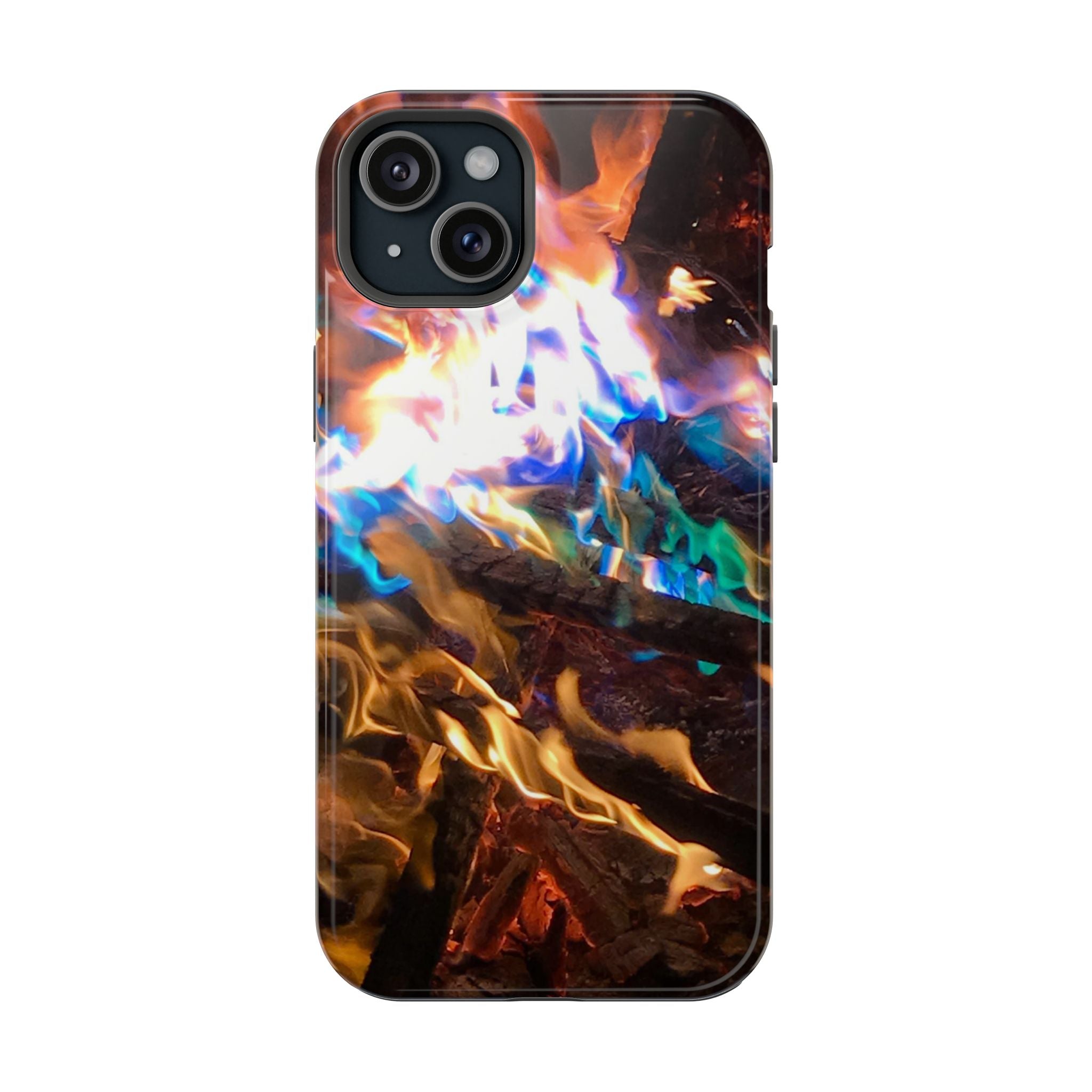Aurora Flame Phone Case - Magnetic Impact-Resistant iPhone Cover