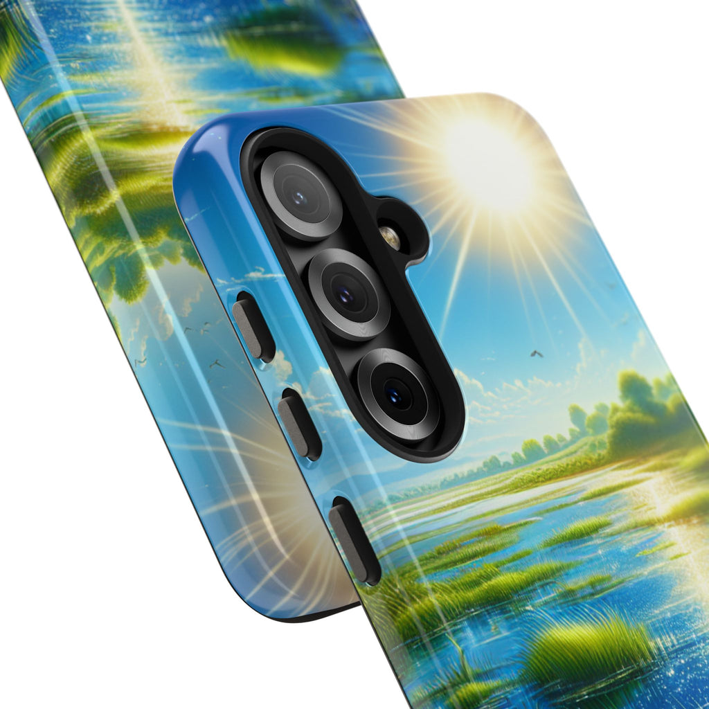 Nature-Inspired Tough Phone Cases - Vibrant Landscape Design, Eco-Friendly Protective Cover, Gift for Nature Lovers, Spring Decor, [...]