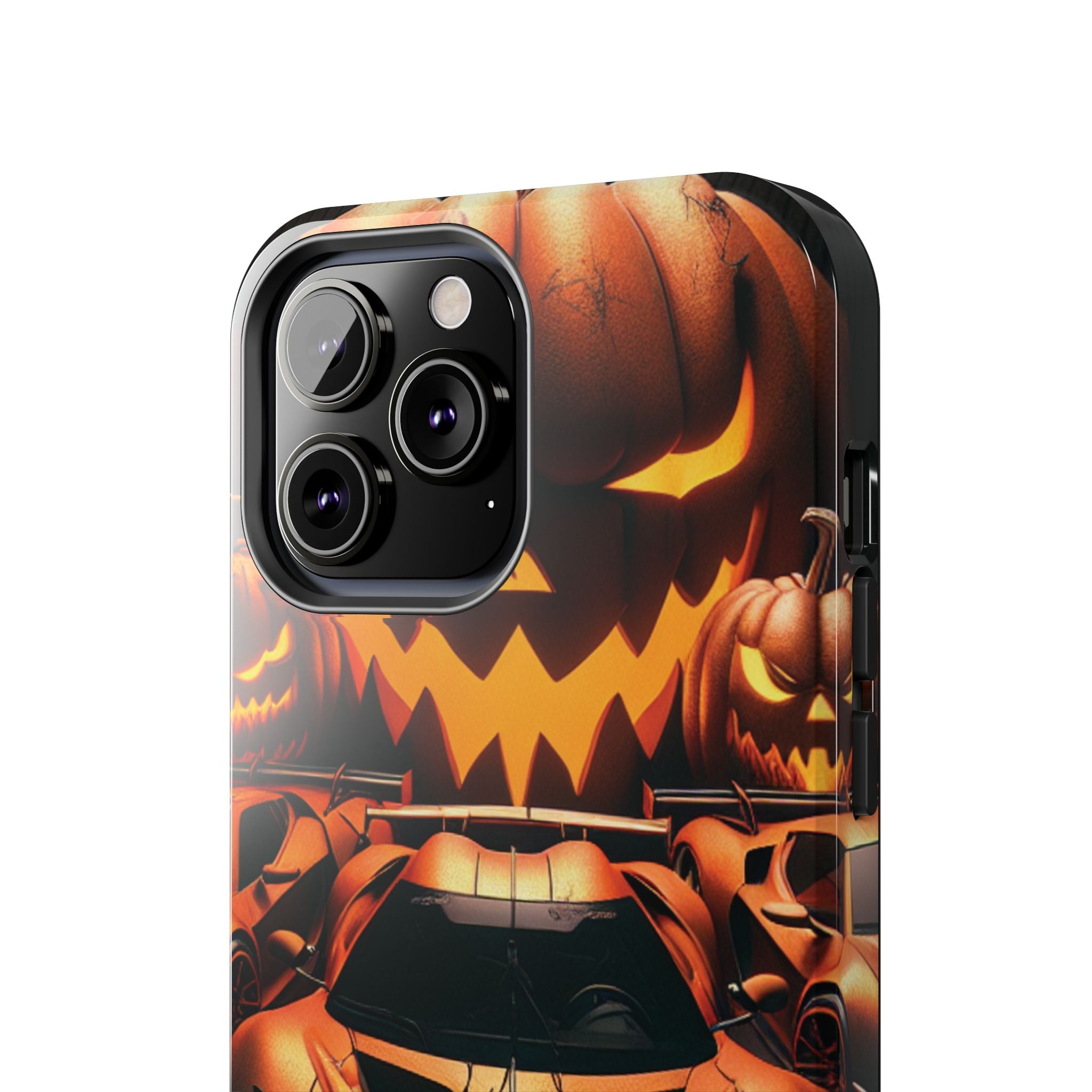 Halloween Supercar Tough Phone Case — Pumpkin Jack-O'-Lantern Design