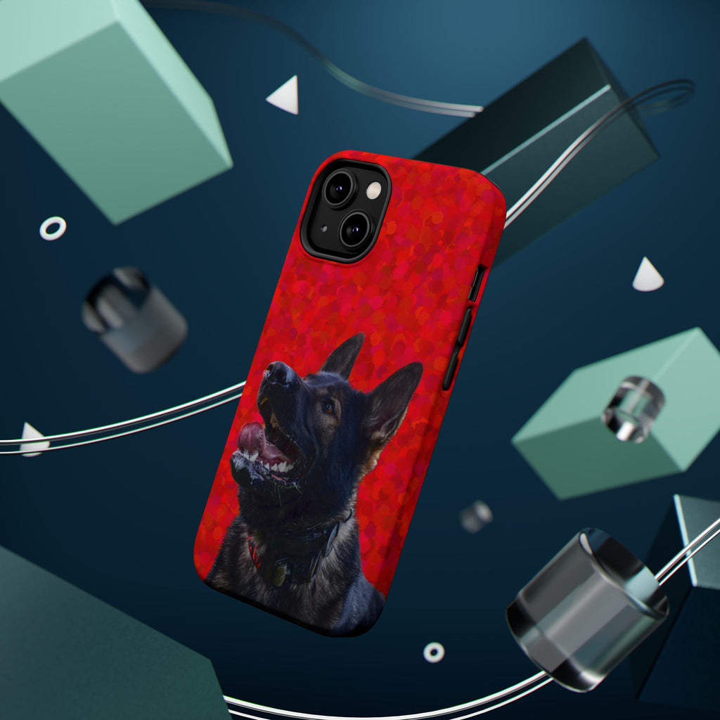 German Shepherd Portrait Magnetic Impact-Resistant Phone Case