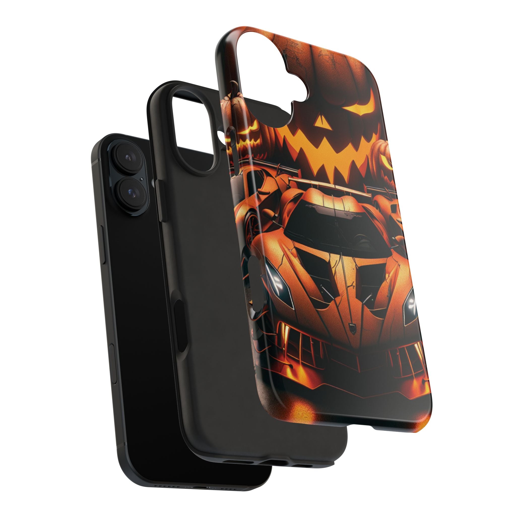 Halloween Supercar Tough Phone Case — Pumpkin Jack-O'-Lantern Design