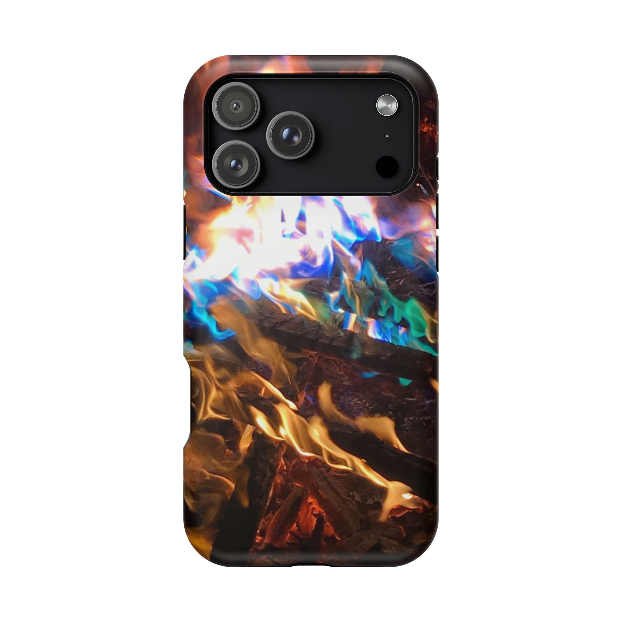 Aurora Flame Phone Case - Magnetic Impact-Resistant iPhone Cover