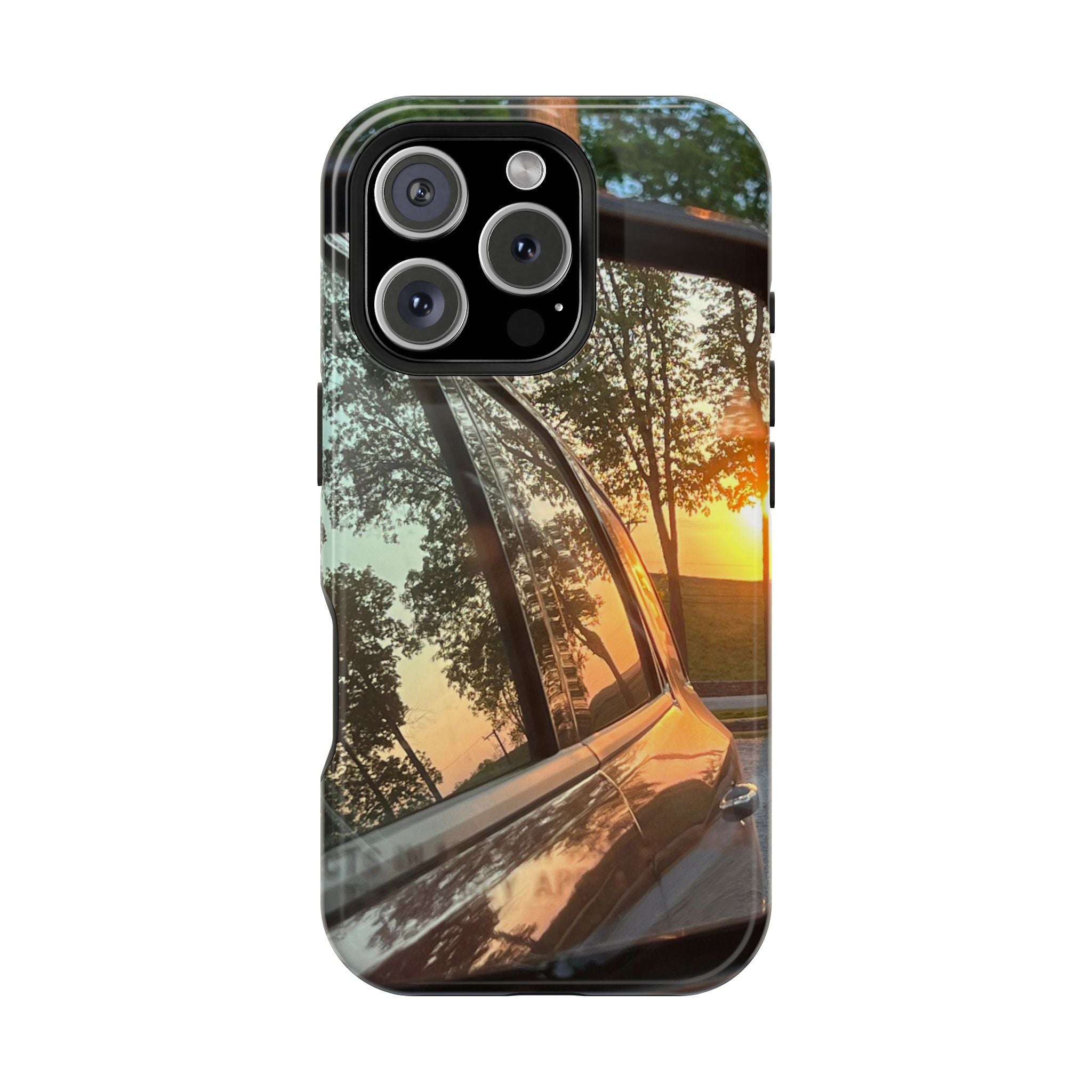 Phone Case — Sunset Reflection Magnetic Impact-Resistant Case