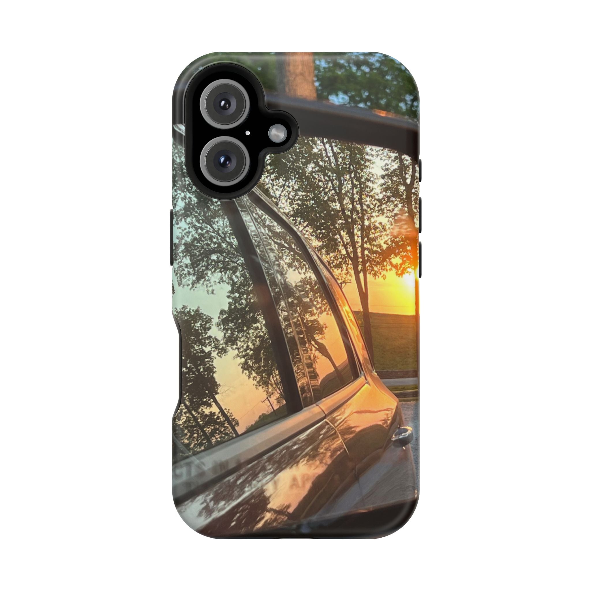 Phone Case — Sunset Reflection Magnetic Impact-Resistant Case