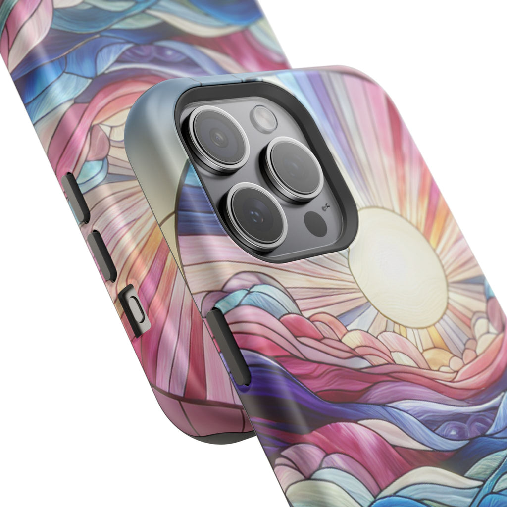Magnet Tough Cases - Sunrise Stained Glass Design