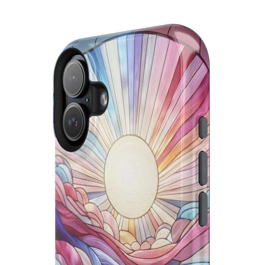 Magnet Tough Cases - Sunrise Stained Glass Design